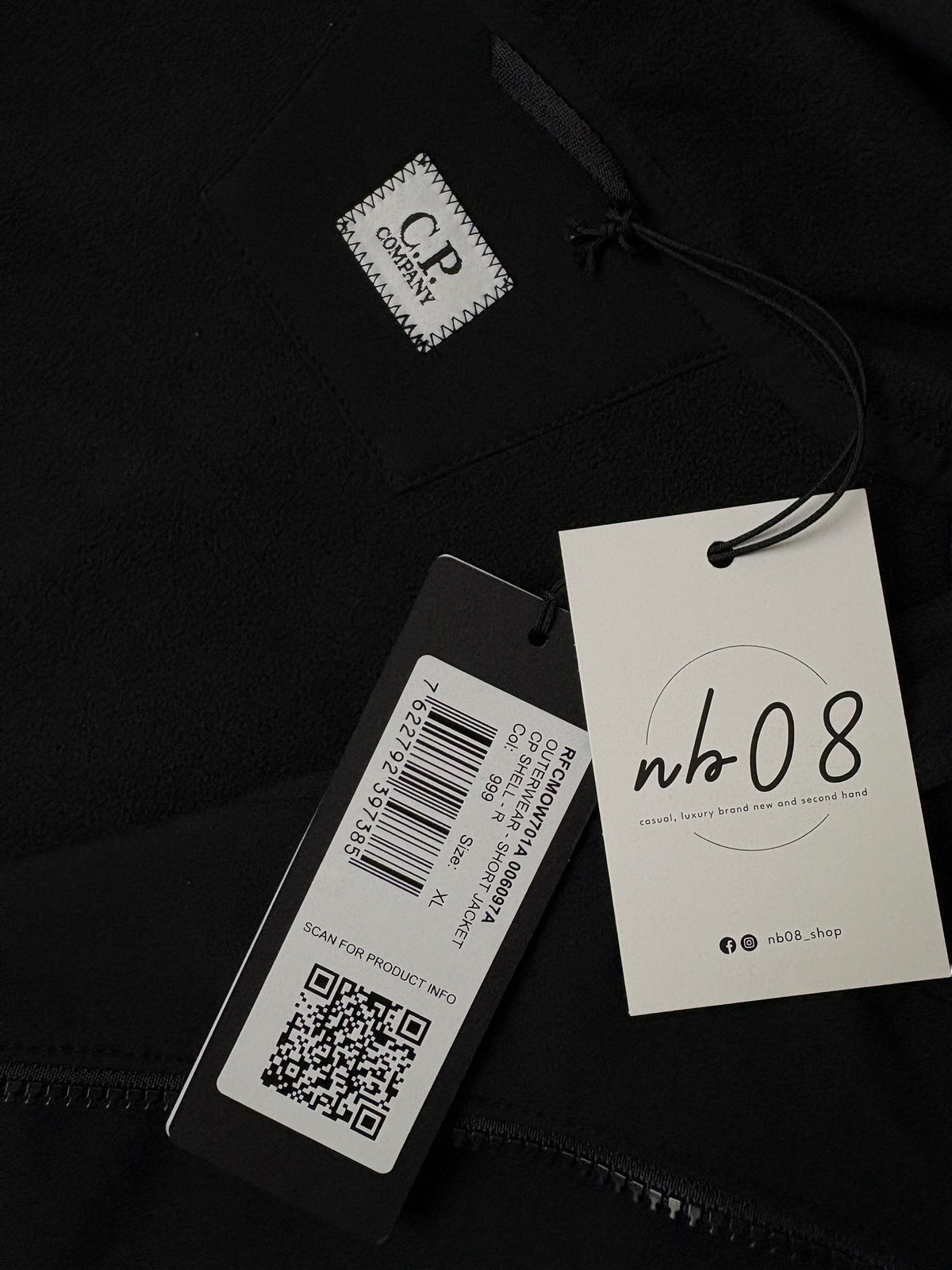 Jacke C.P Company in Schwarz, Größe XL - Detail