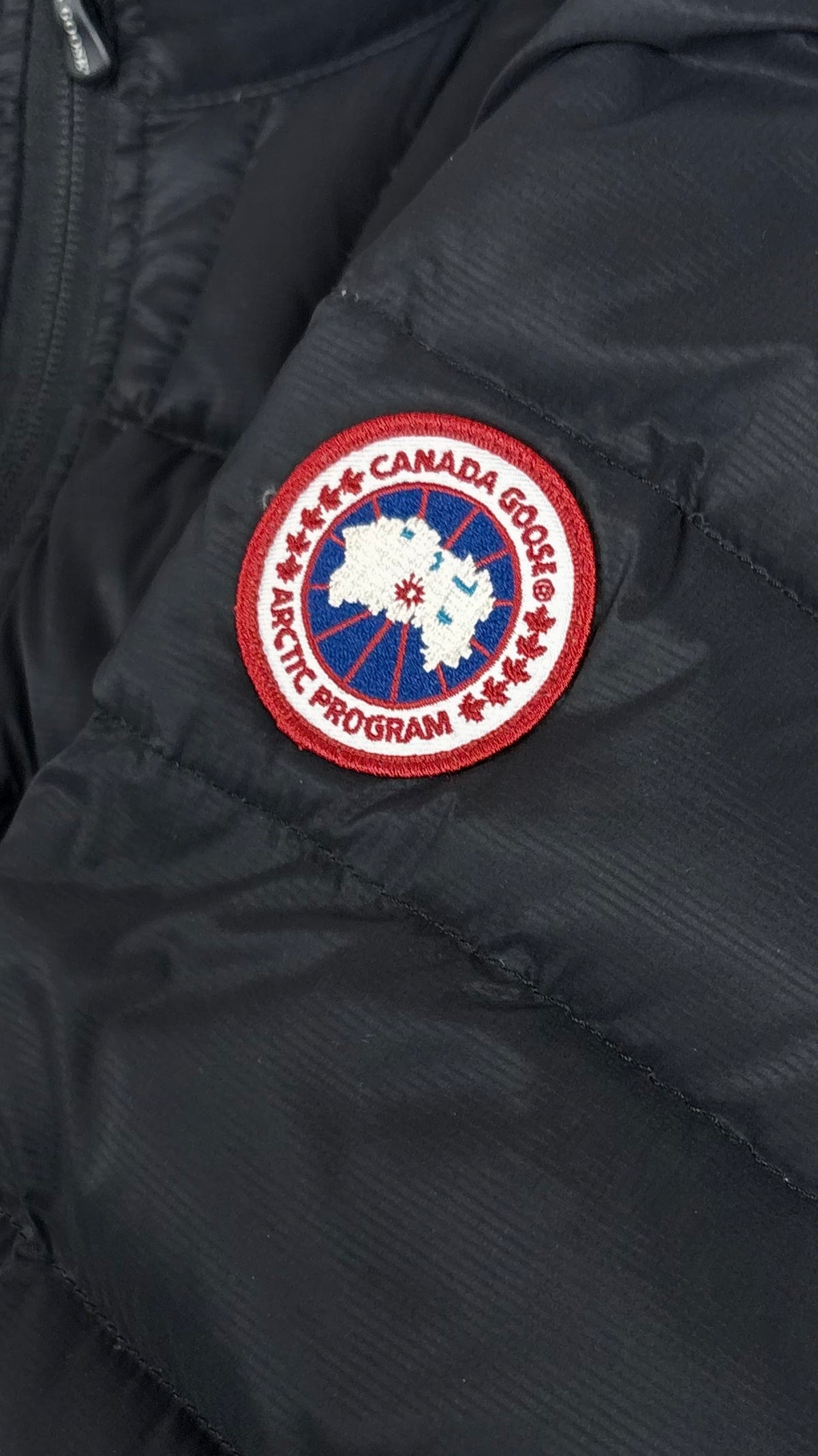 Canada Goose Brookvale down jacket, black, labels and finishing detail — view 3