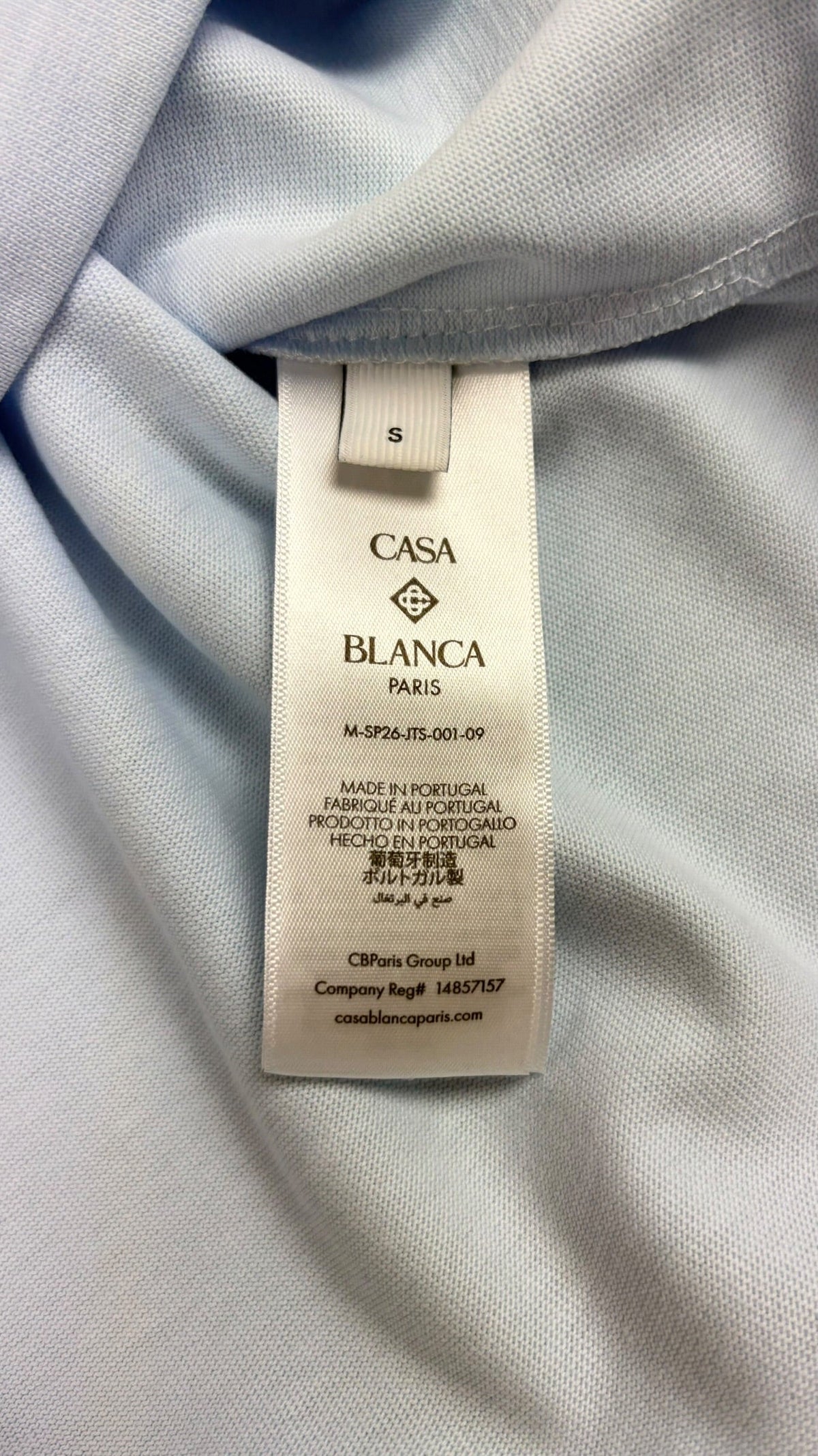 Tee-shirt Casablanca Airbrush Smiley bleu taille S - vue 3