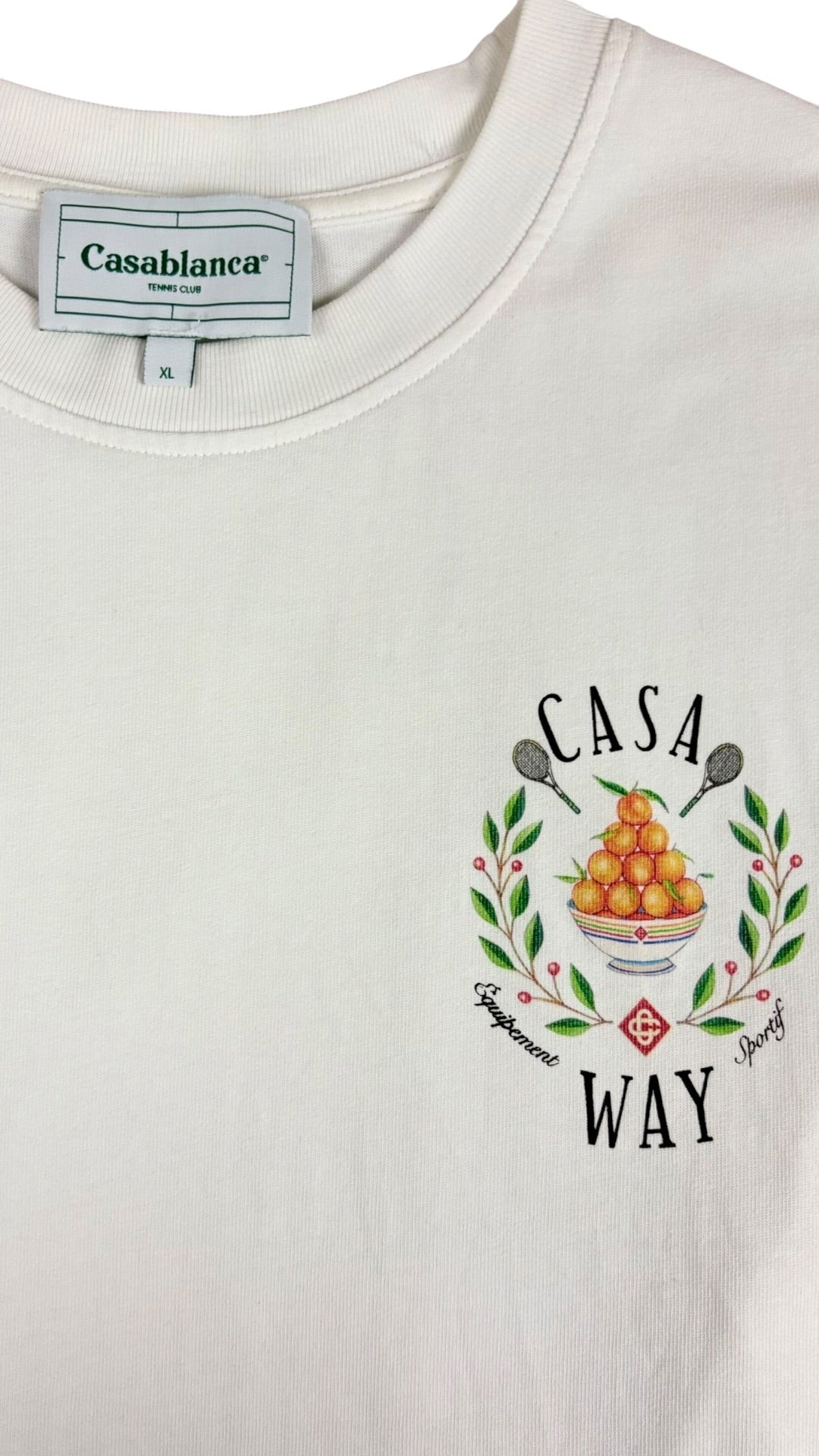 Tee-shirt Casablanca Way blanc taille XL - vue 3