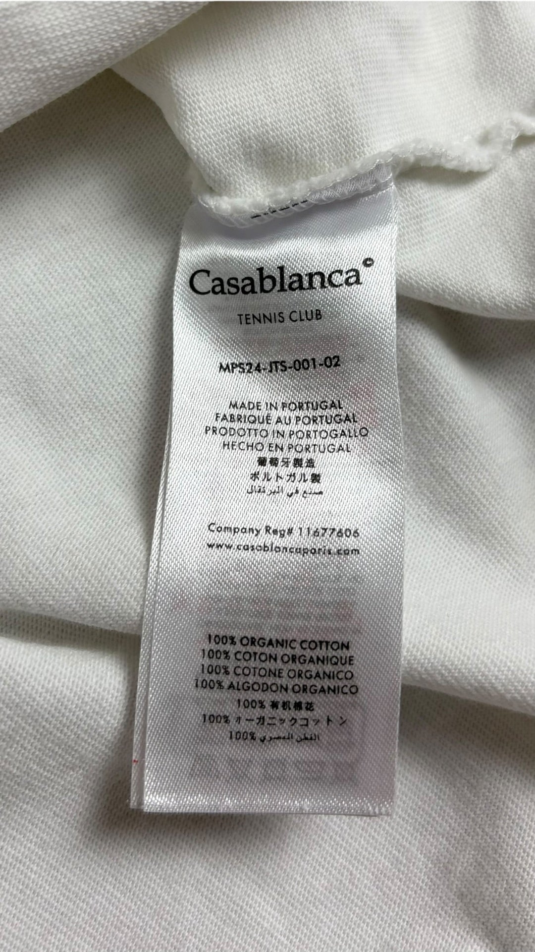 Tee-shirt Casablanca Way blanc taille XL - vue 4