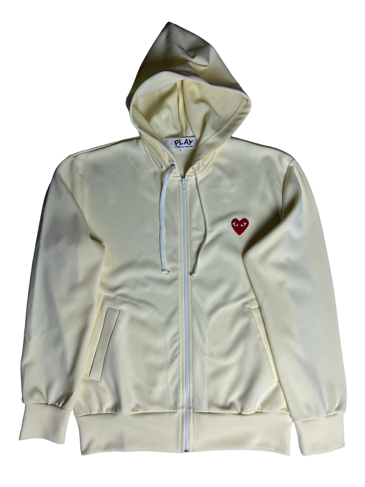 Gilet Comme Des Garçons Play jaune taille XL - Vue de face