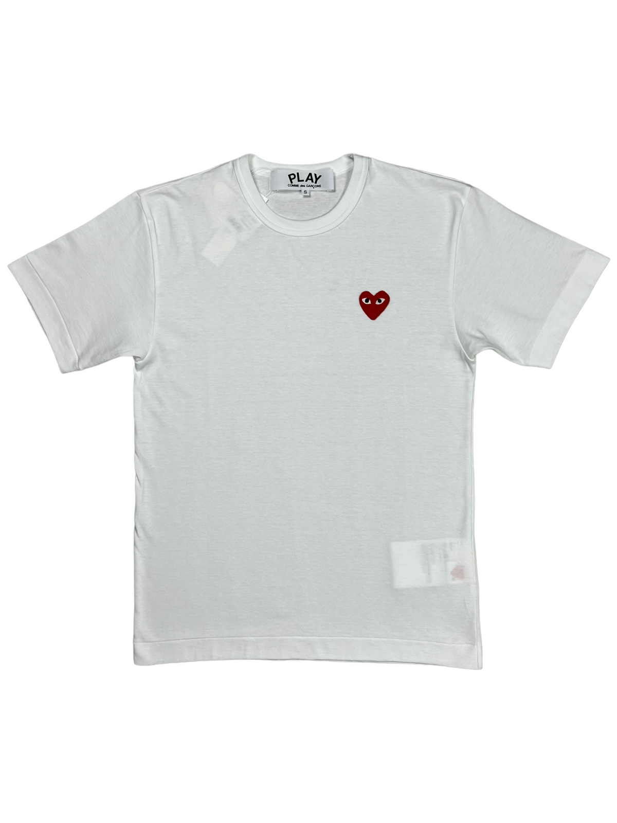 Veste Comme Des Garçons Play blanc taille S - Vue de face