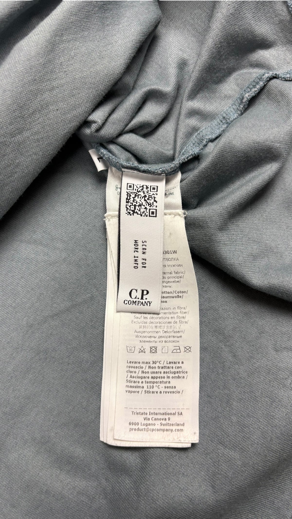 Tee-shirt C.P Company bleu taille L - vue 3/3