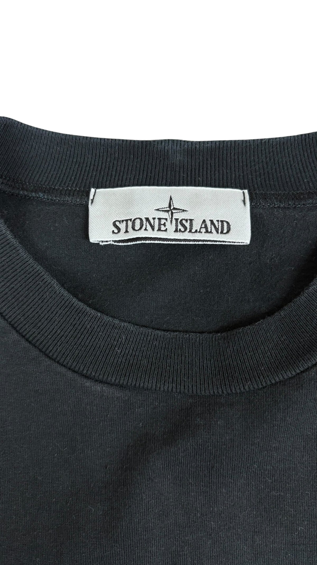 Crewneck Pull Stone Island noir taille M - vue 3/4