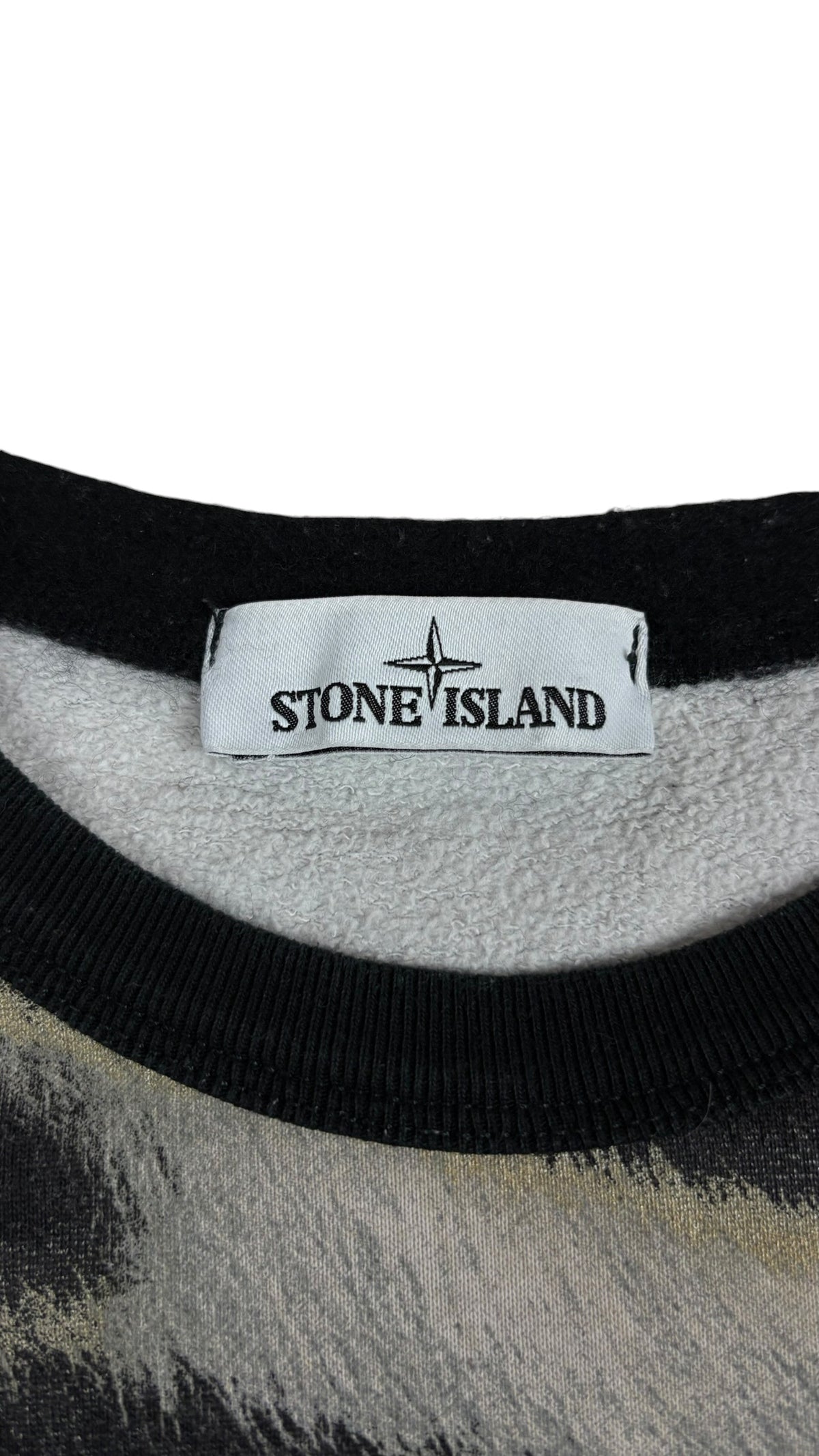 Crewneck Pull Stone Island Tiger Print Camouflage taille L - vue 3/4
