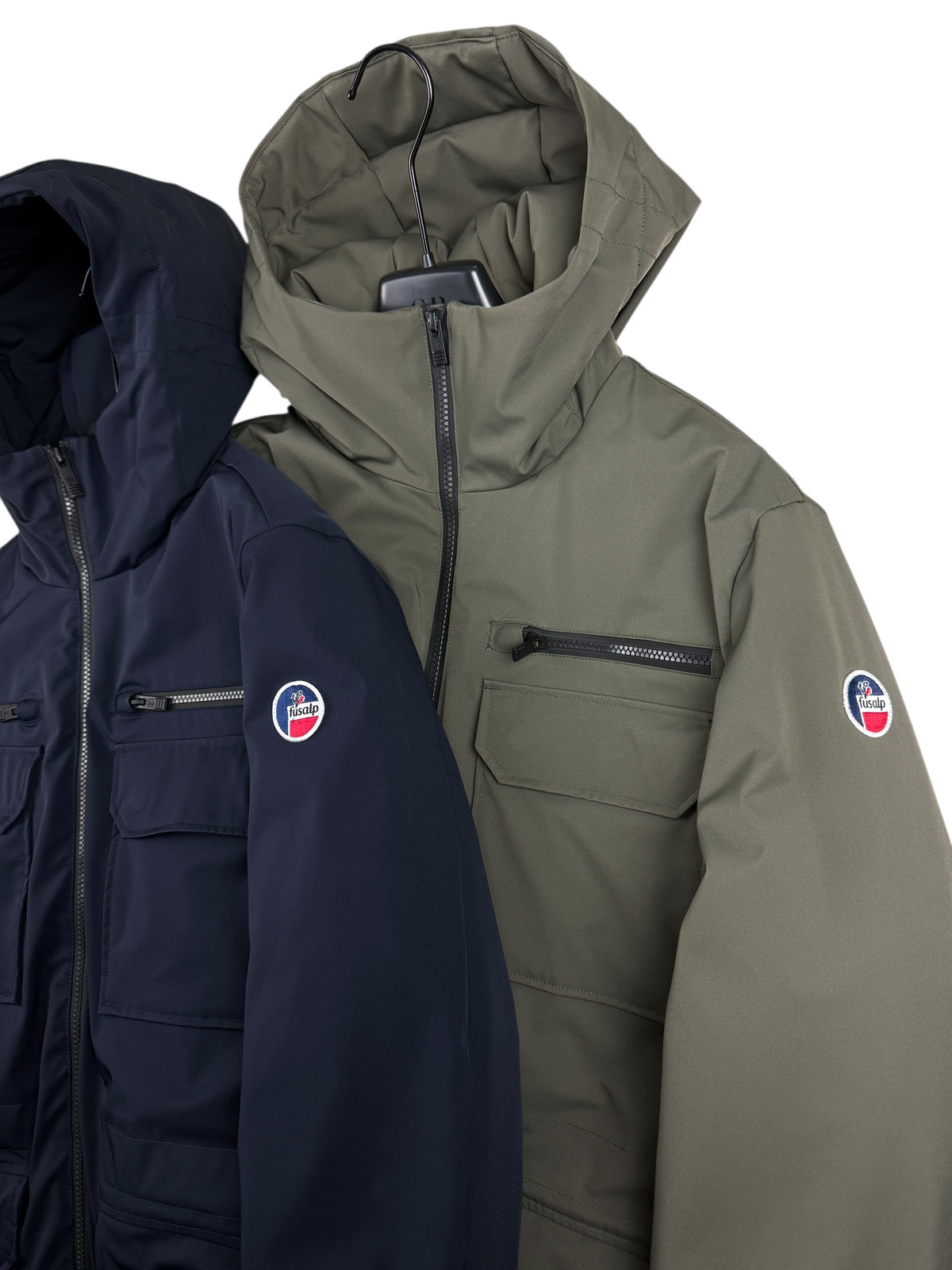 Parka Fusalp kaki taille L - Logo et étiquette