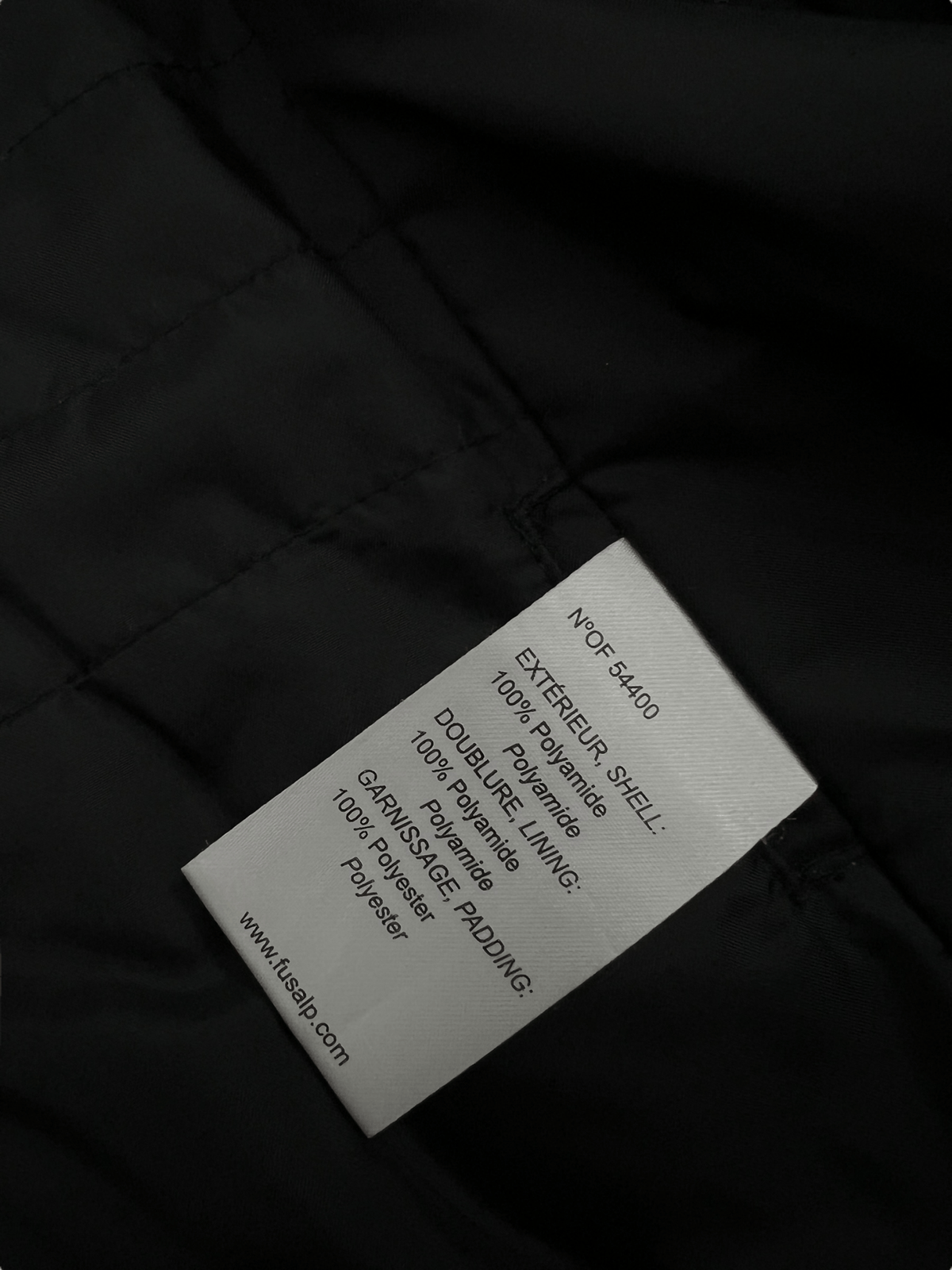 VESTE FUSLAP - NB08 SHOP