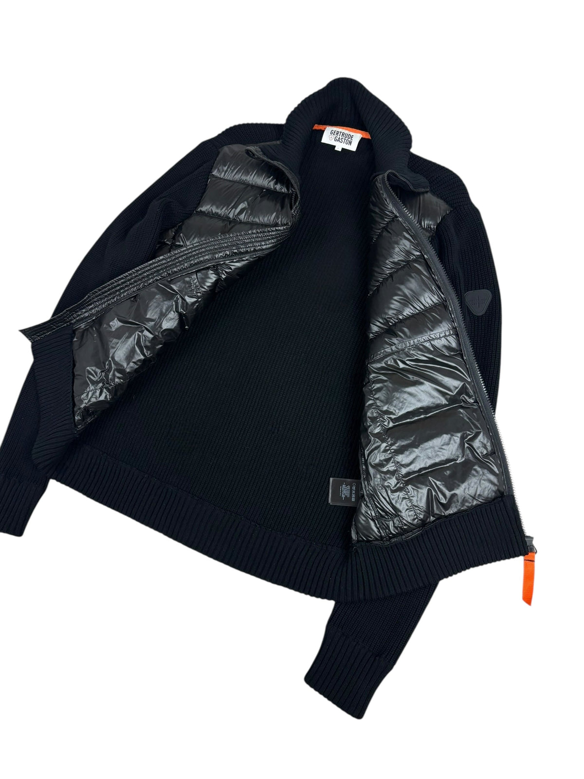 Cardigan Gertrude Gaston noir taille L - Détail