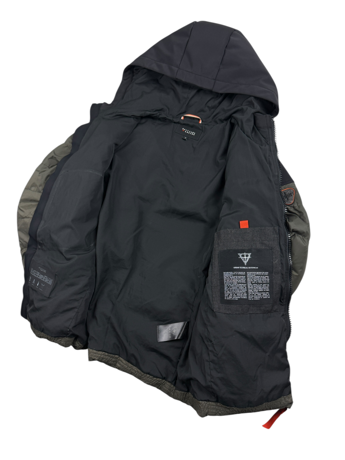 Doudoune Gertrude Gaston kaki taille S - Détail