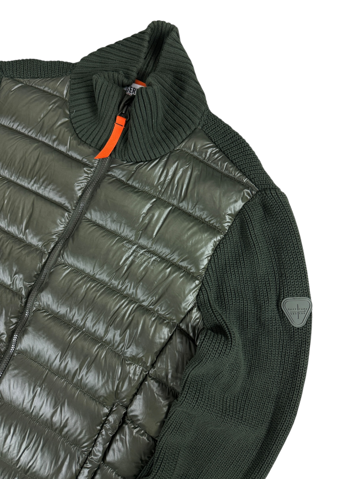 Veste Gertrude Gaston kaki taille XL - Détail
