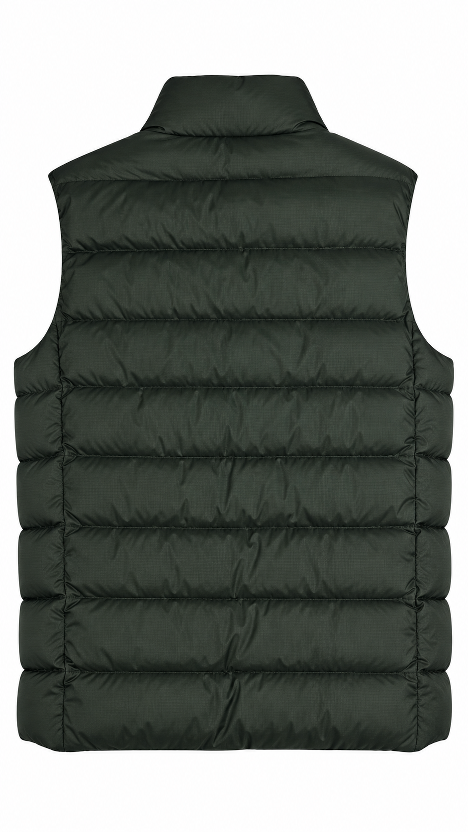 Gertrude Kitou down gilet, khaki, size S, back view — view 2