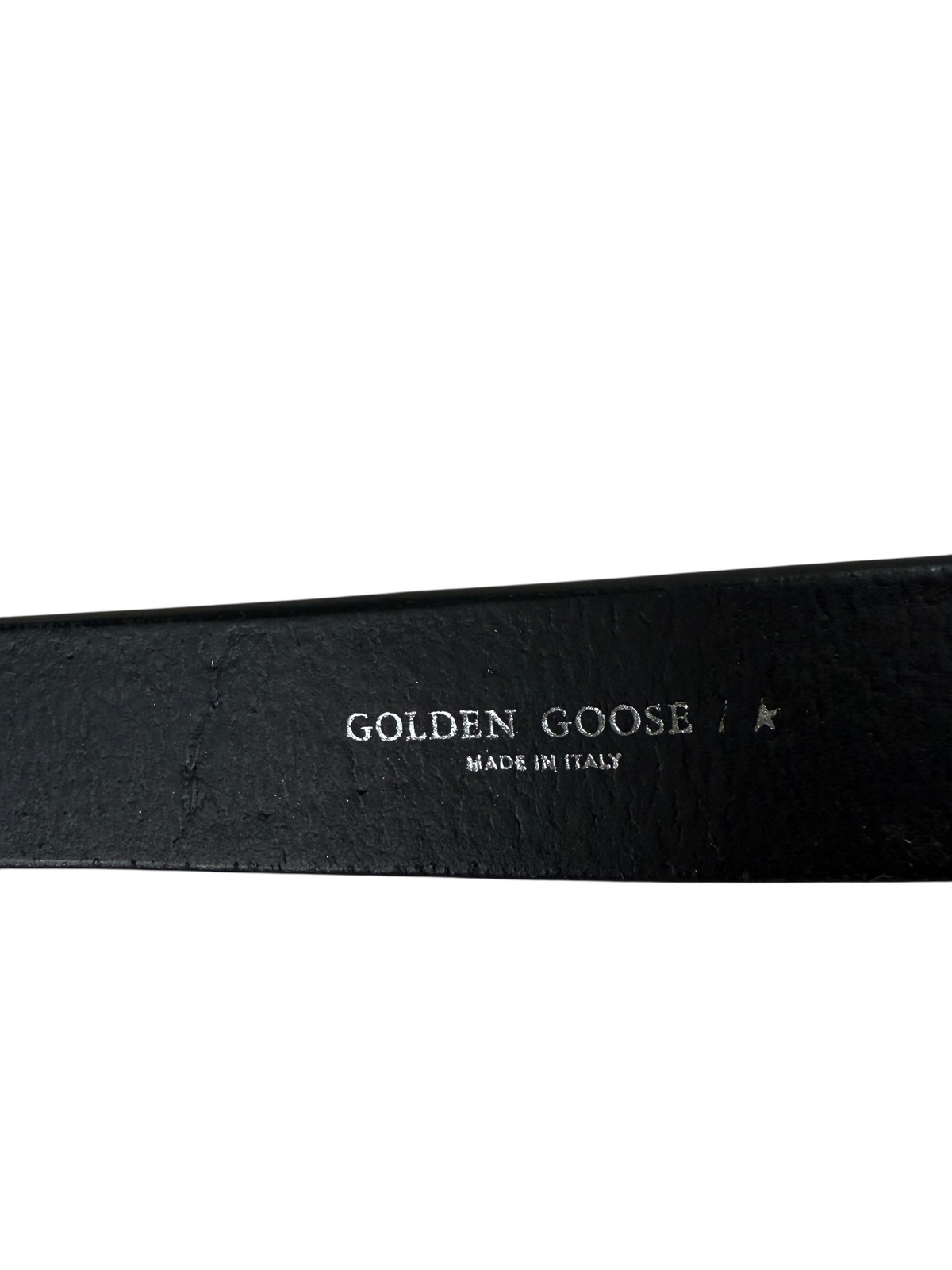 Gürtel Golden Goose in Schwarz, Größe 75 cm, Seitenansicht — Ansicht 5