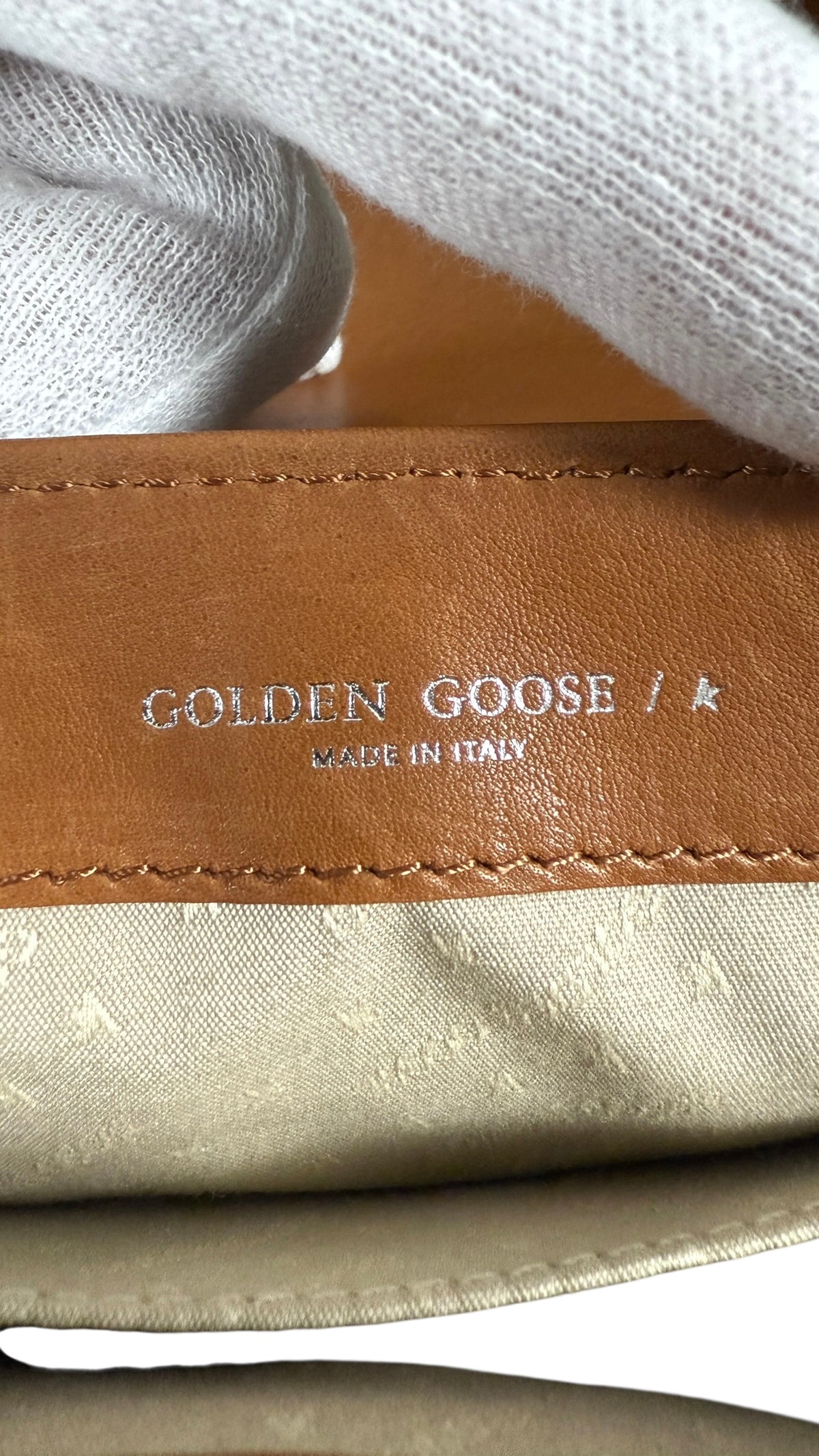 Sac Golden Goose Rodeo Bag Star marron taille UNI, détail matière et finitions — vue 9