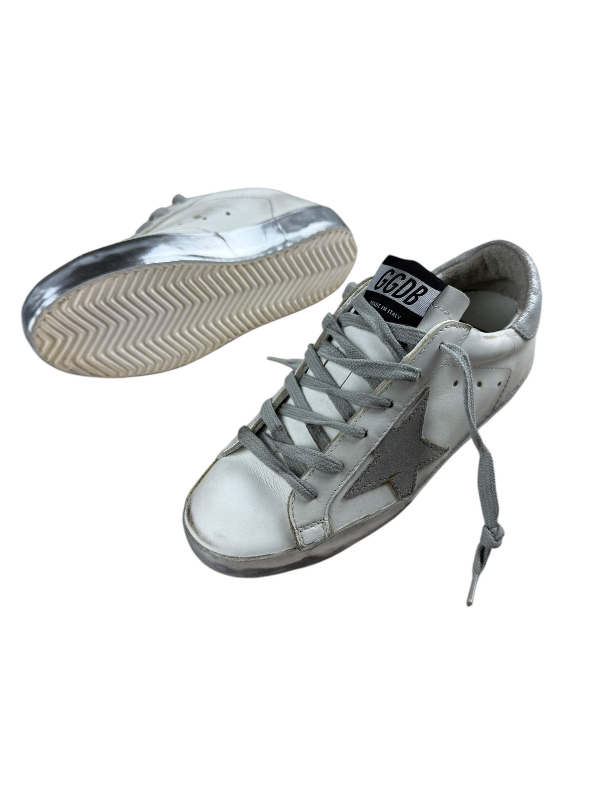 Sneaker Golden Goose in Weiß, Größe 34 - Detail