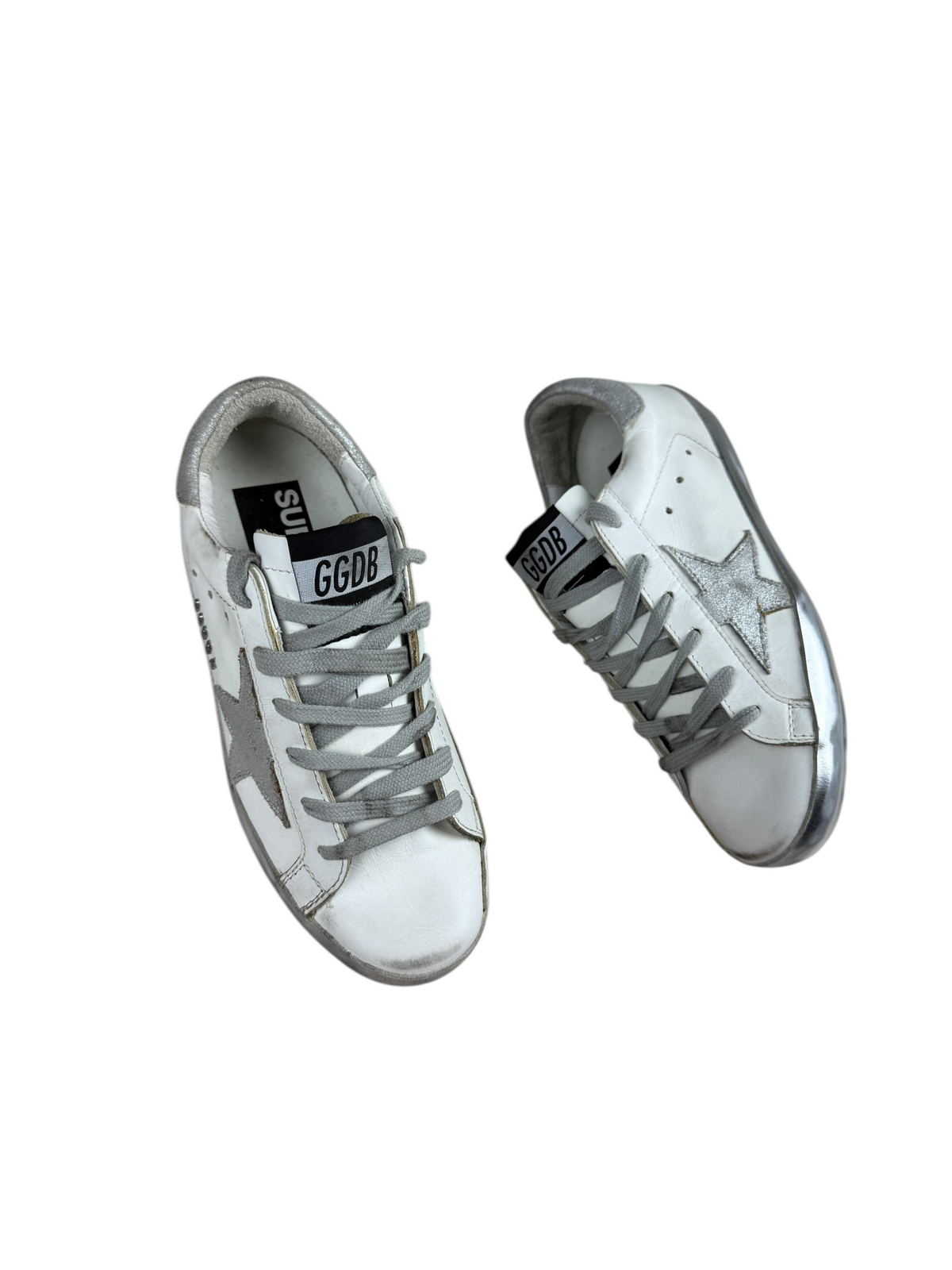 Sneaker Golden Goose in Weiß, Größe 34 - Rückansicht