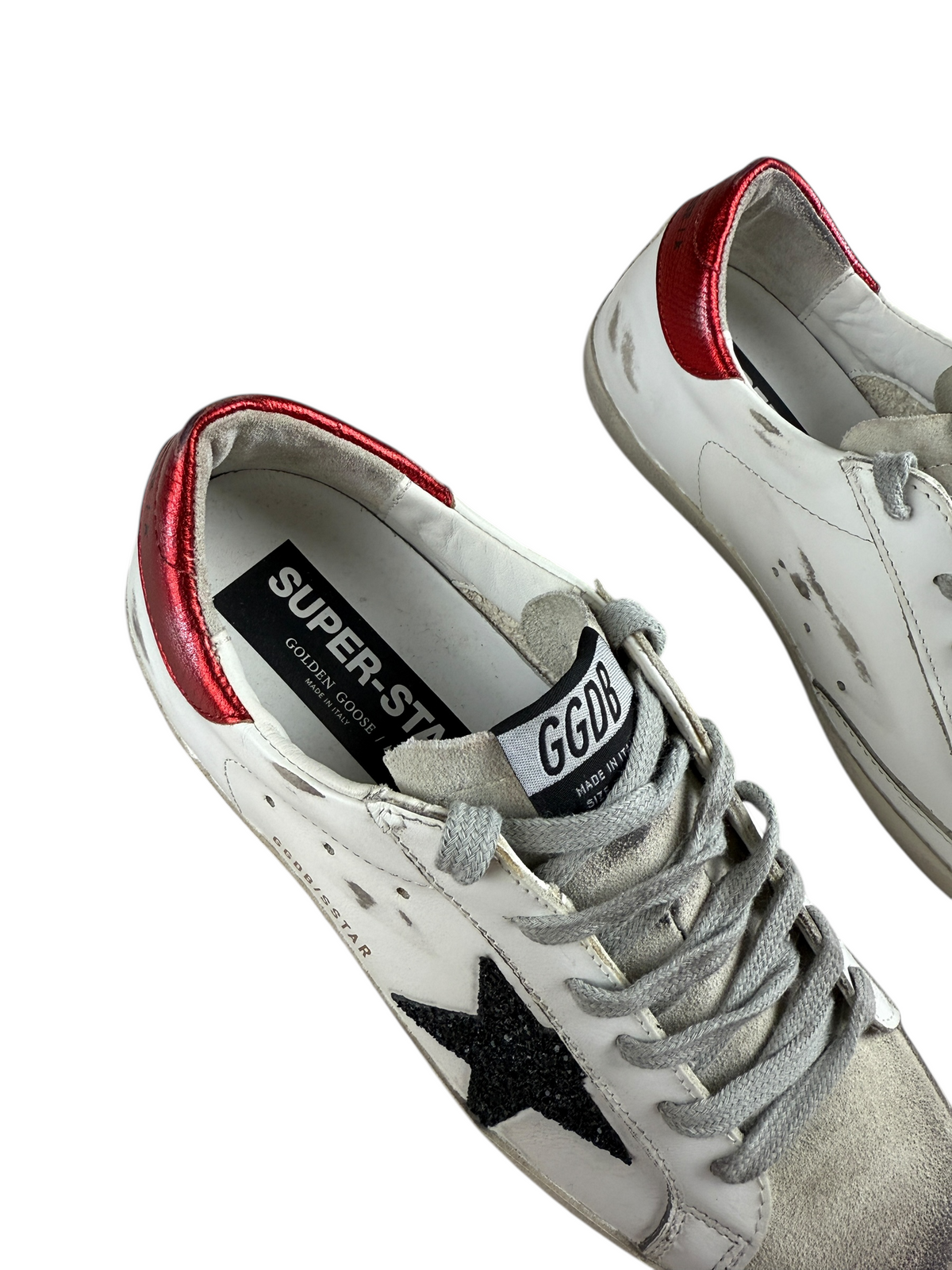 Sneakers Golden Goose blanc taille 39 - Vue côté