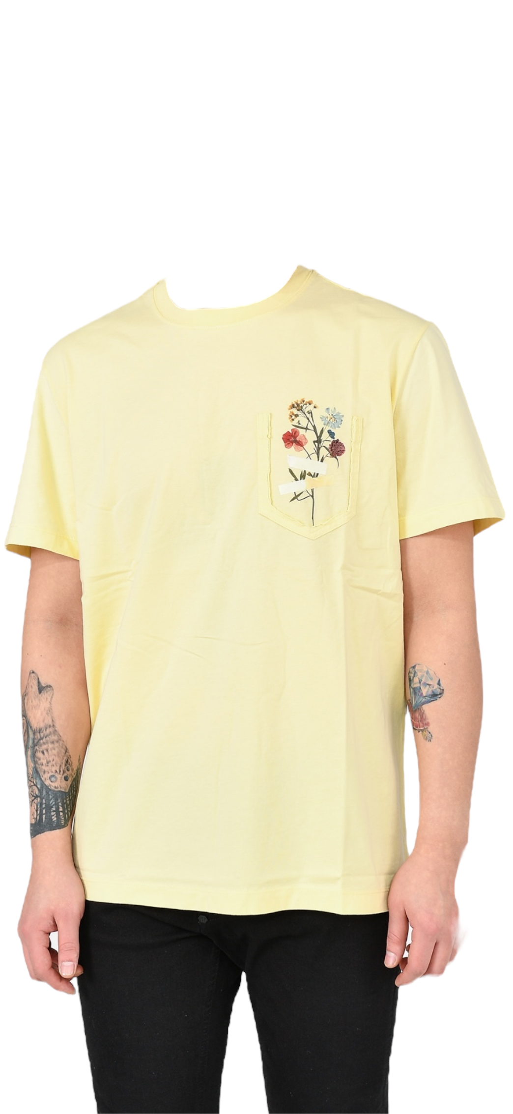 Tee-shirt Golden Goose jaune taille S - vue 1
