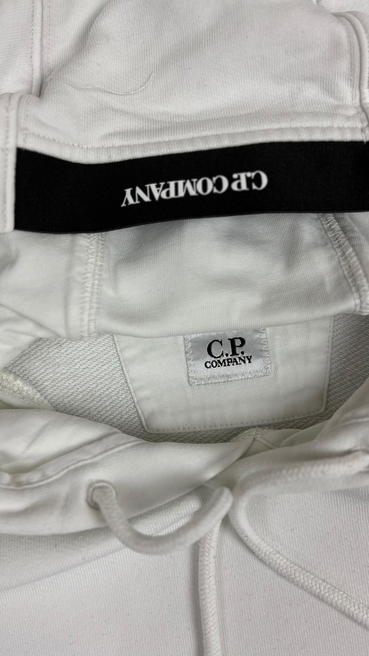 Hoodie Sweat-Shirt C.P Company blanc taille S - vue 3/4