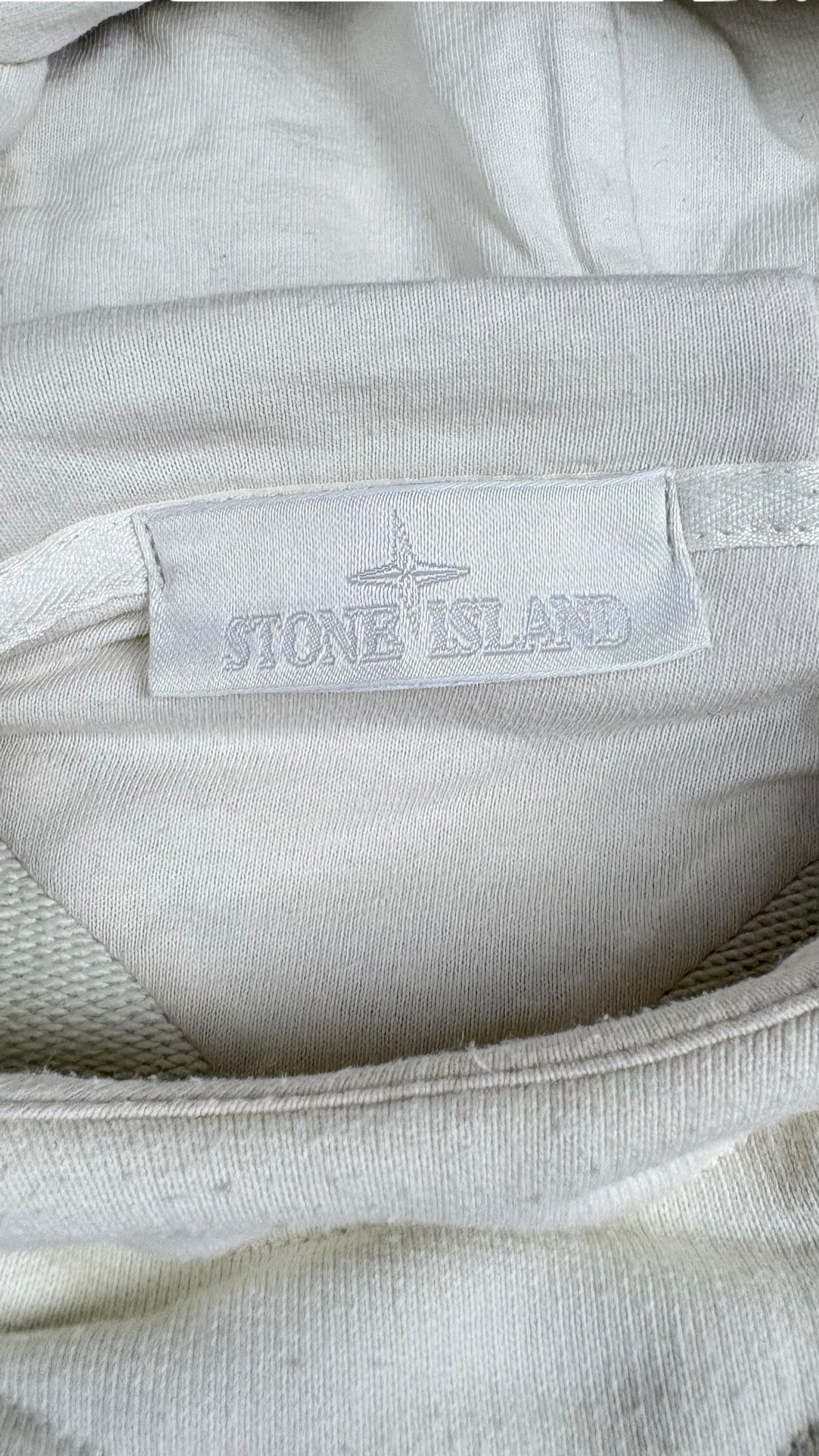 Hoodie Sweat-Shirt Stone Island Ghost crème taille M - vue 3/5