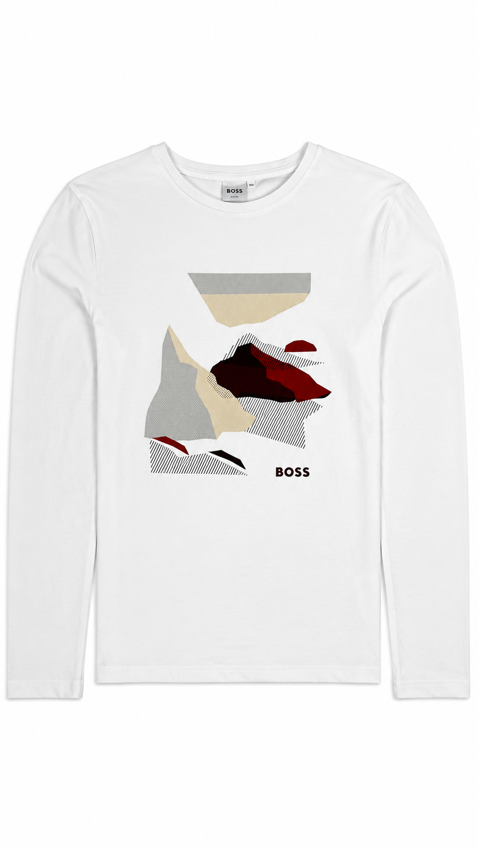 Tee-shirt Manches Longues Hugo Boss blanc taille 16 ans, seconde main authentifiée NB08 — vue 1