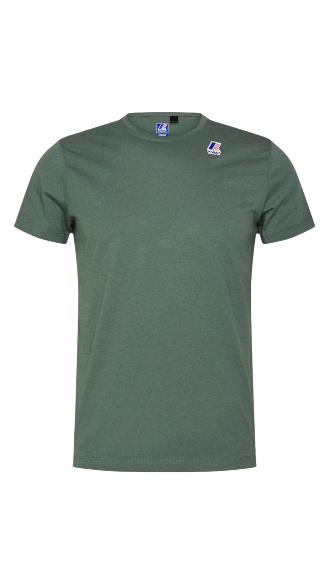 T-Shirt K-Way Leonide in Khaki, neu — Ansicht 9