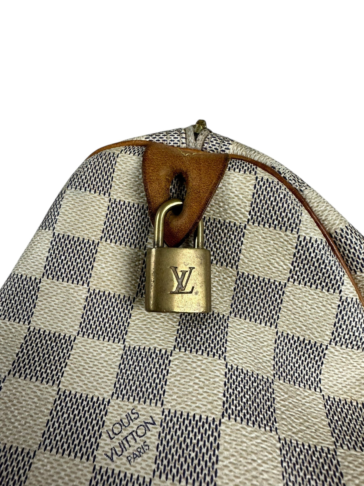 Sac Louis Vuitton beige / marron taille 30 - Vue 10