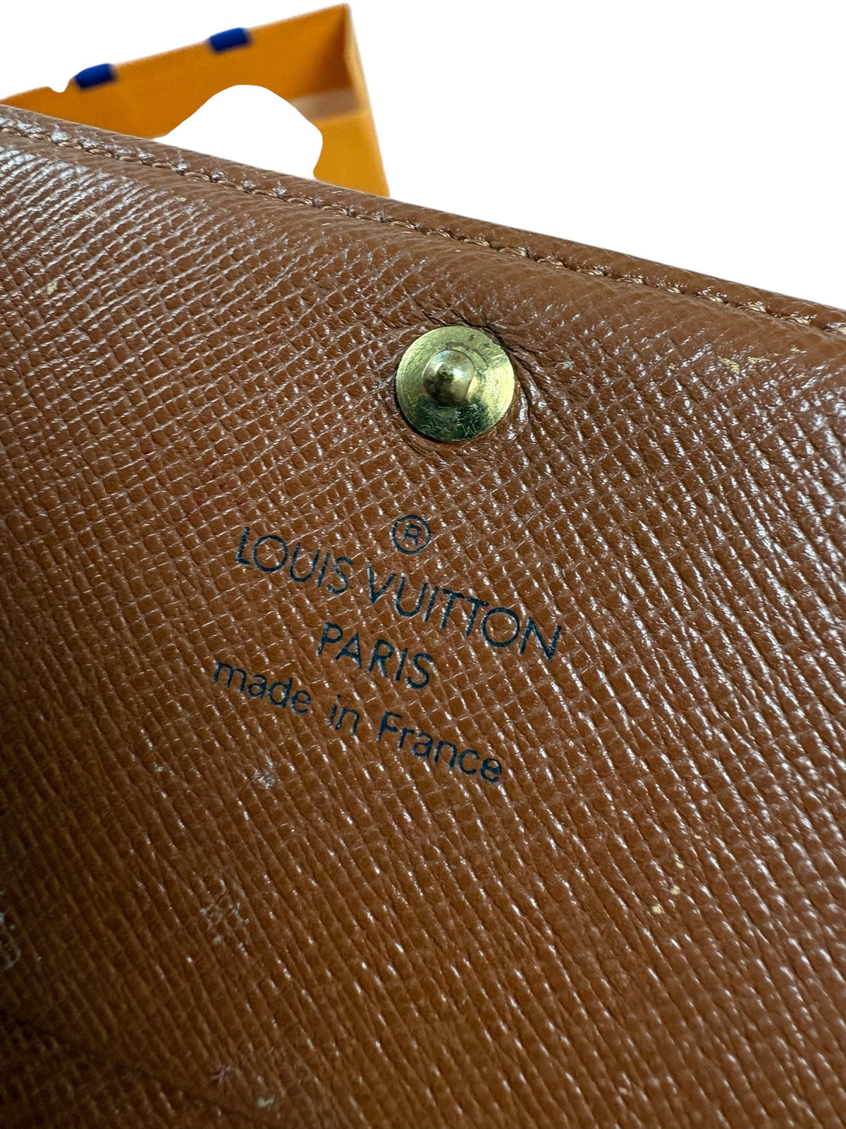 Porte Monnaie Louis Vuitton Monogram marron taille MM - vue 3