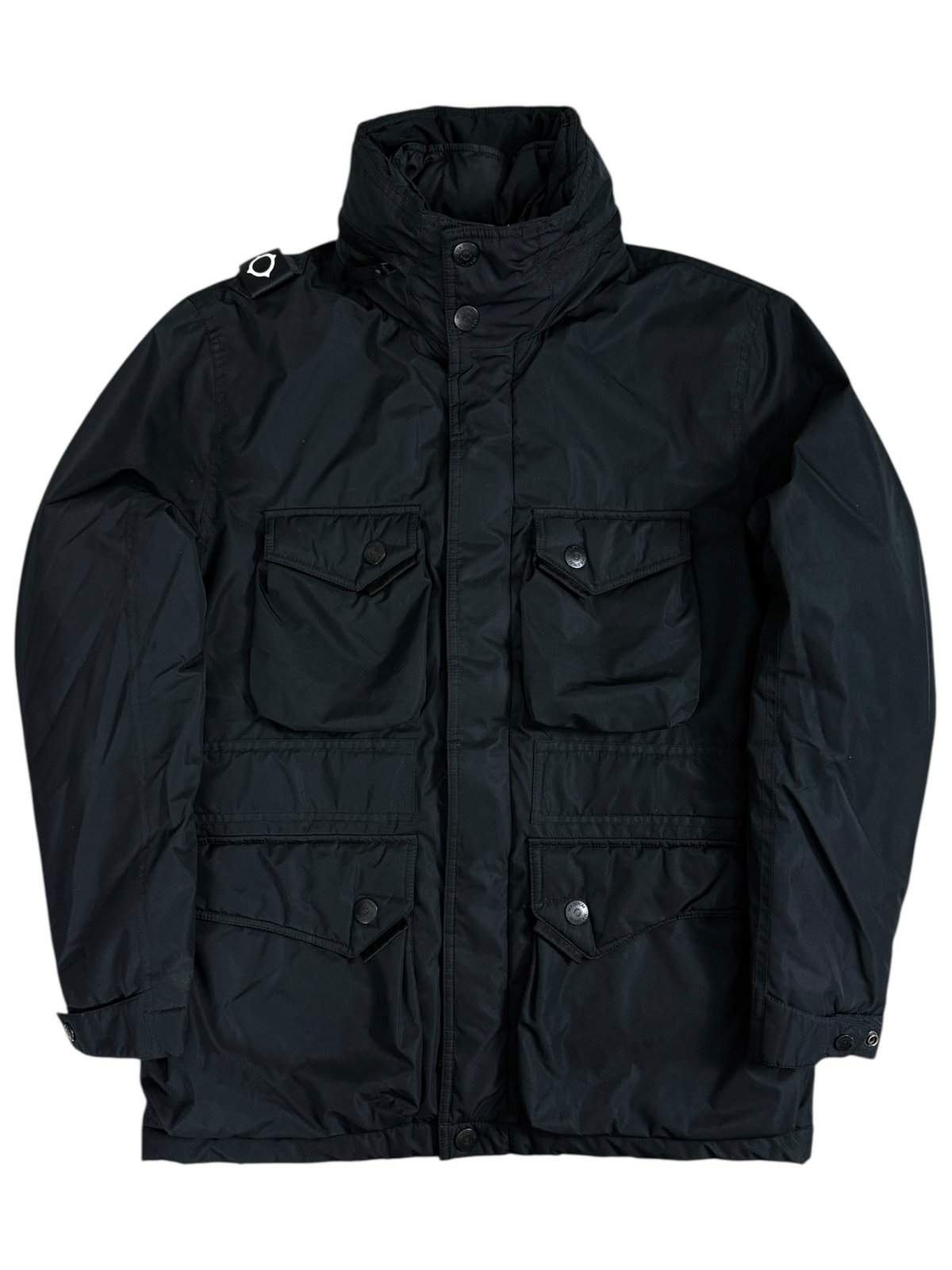 Doudoune Ma.Strum noir taille M - Vue de face