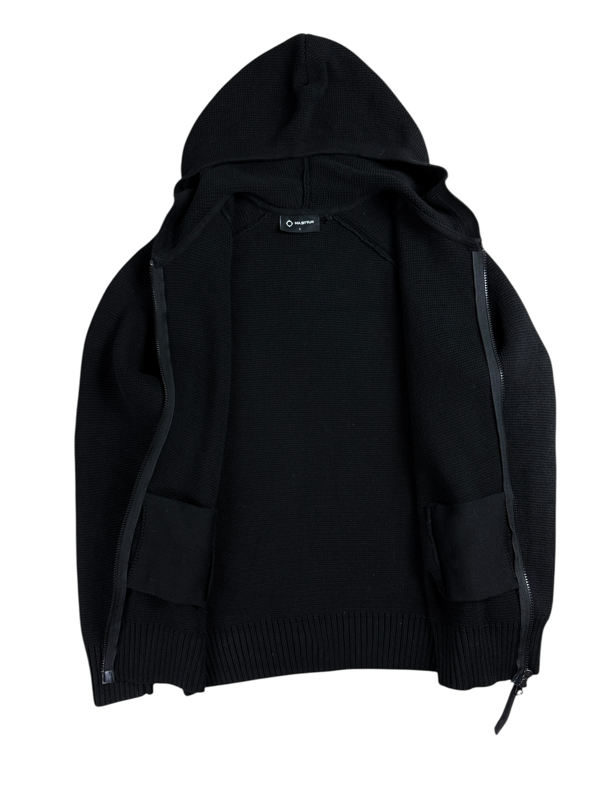 Gilet Ma.Strum noir taille S - Détail