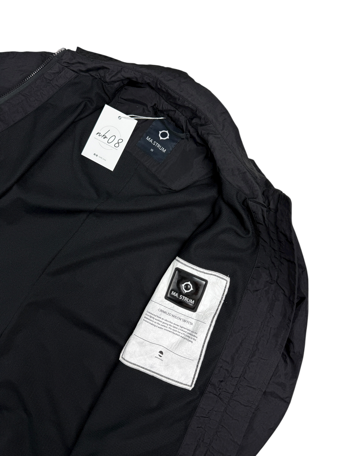 Surchemise Ma.Strum noir taille XS - Vue de dos