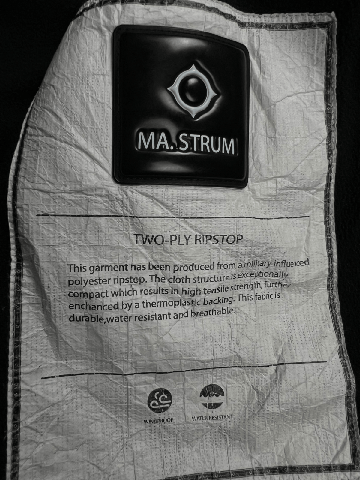 VESTE MA.STRUM TWO - PLY RIPSTOP - NB08 SHOP