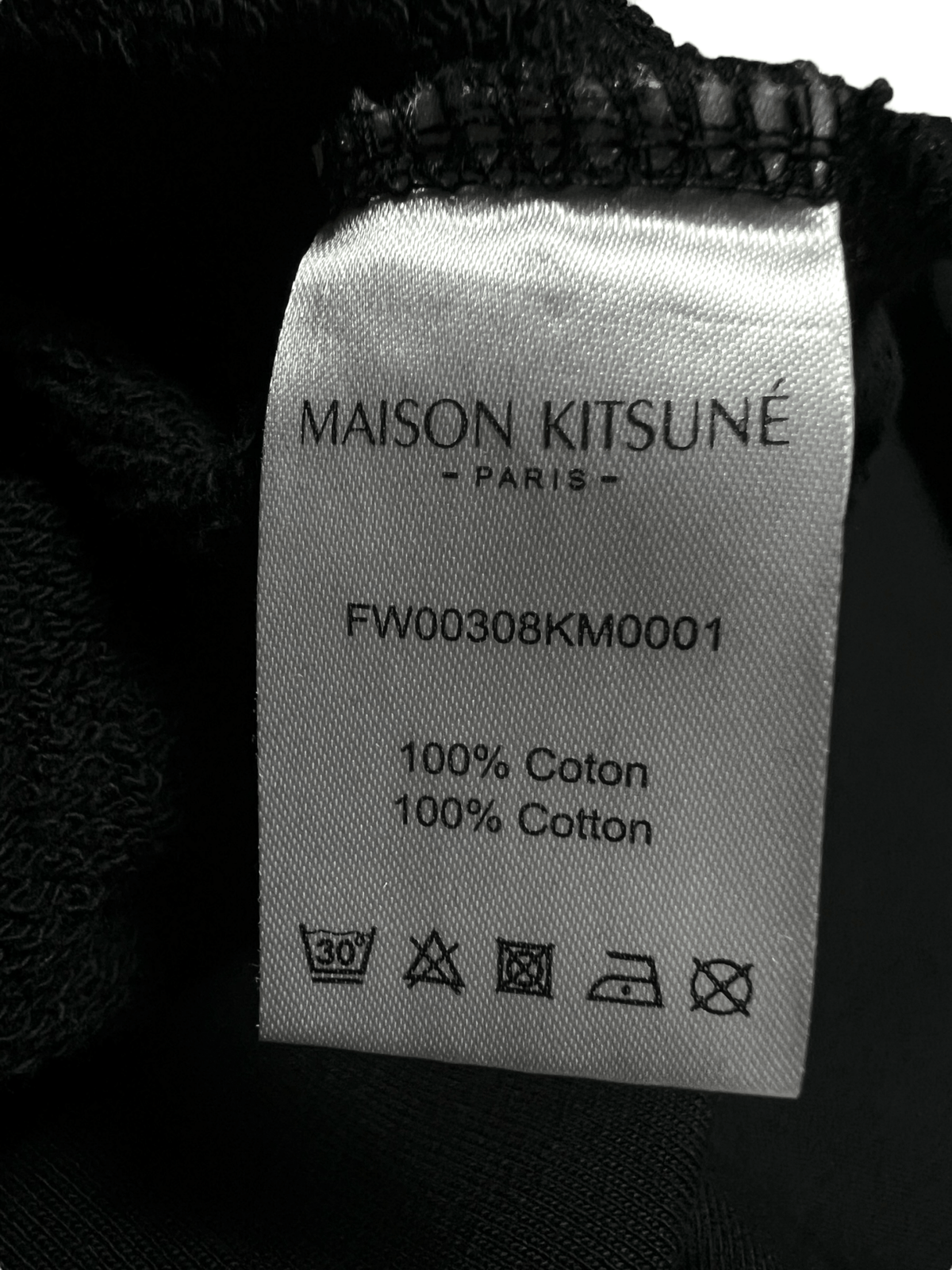 Pull Maison Kitsuné noir taille XS - vue 4