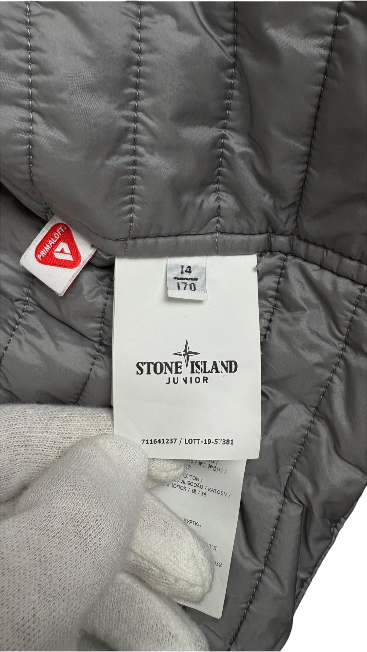 Manteau Stone Island Junior noir taille 14 ans - vue 4/4