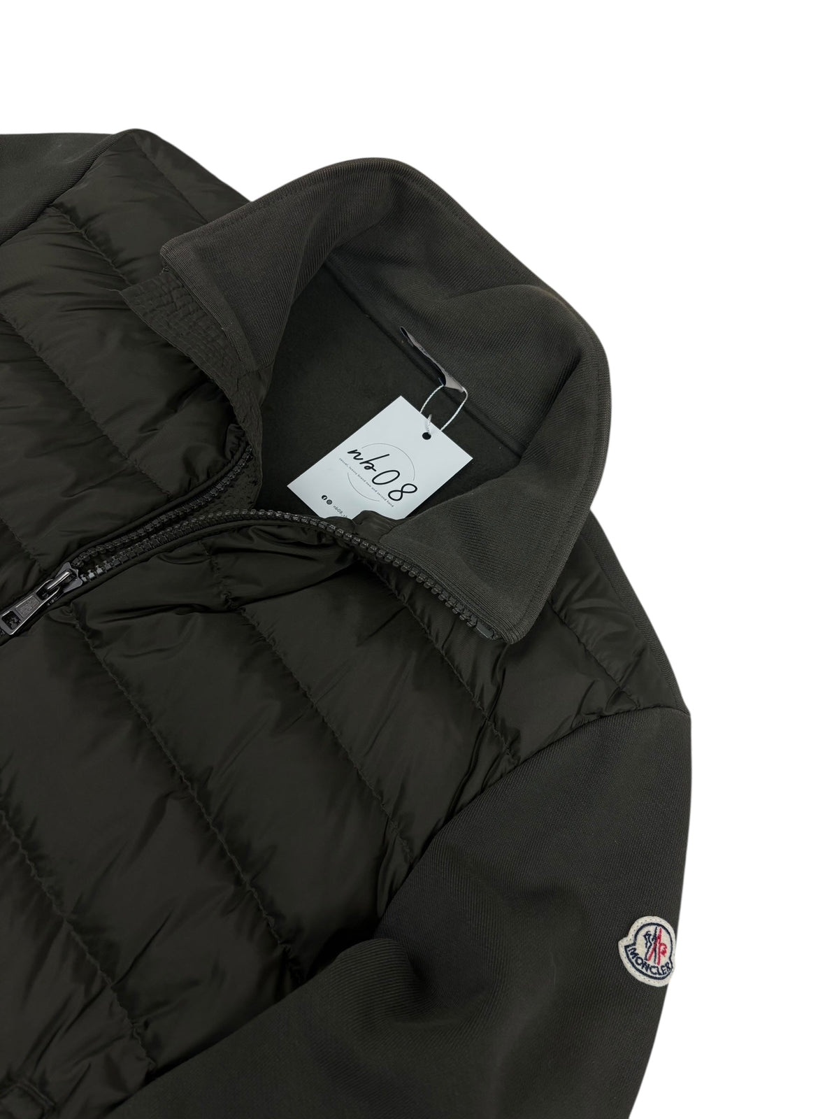 Cardigan Moncler kaki taille L - Vue de dos