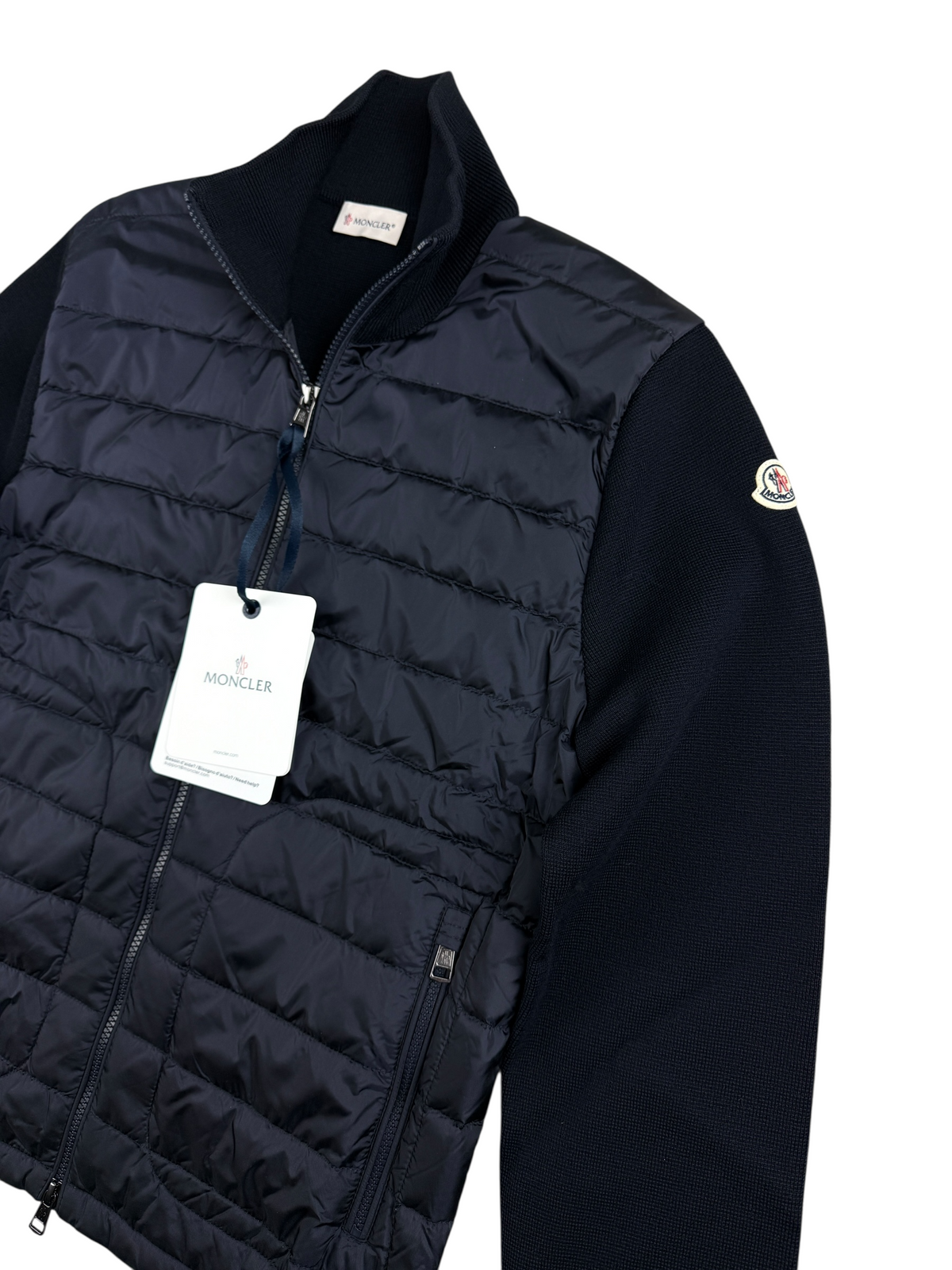 Cardigan Moncler marine taille S - Vue de dos