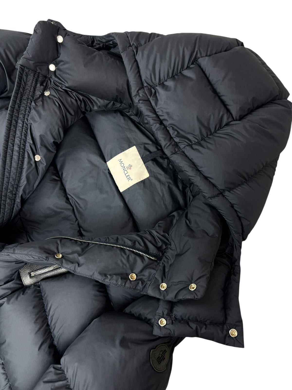 Doudoune Moncler marine taille 2 - Détail