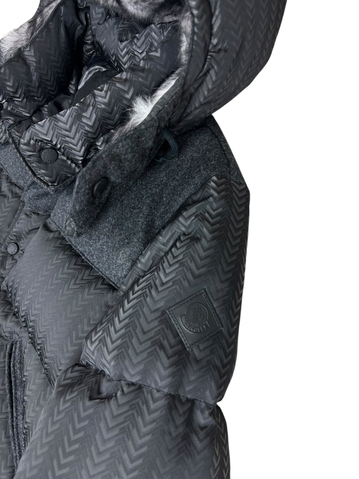 Doudoune Moncler noir taille 3 - Vue de dos
