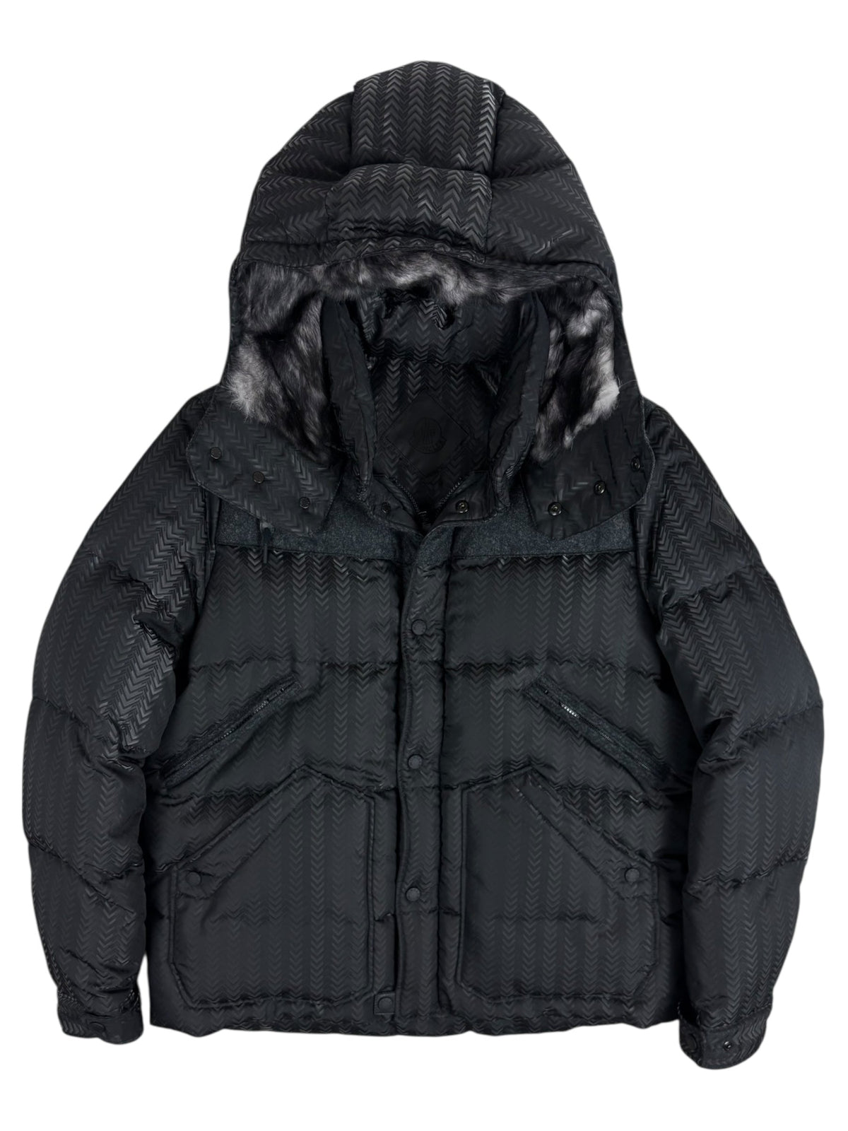 Doudoune Moncler noir taille 3 - Vue de face