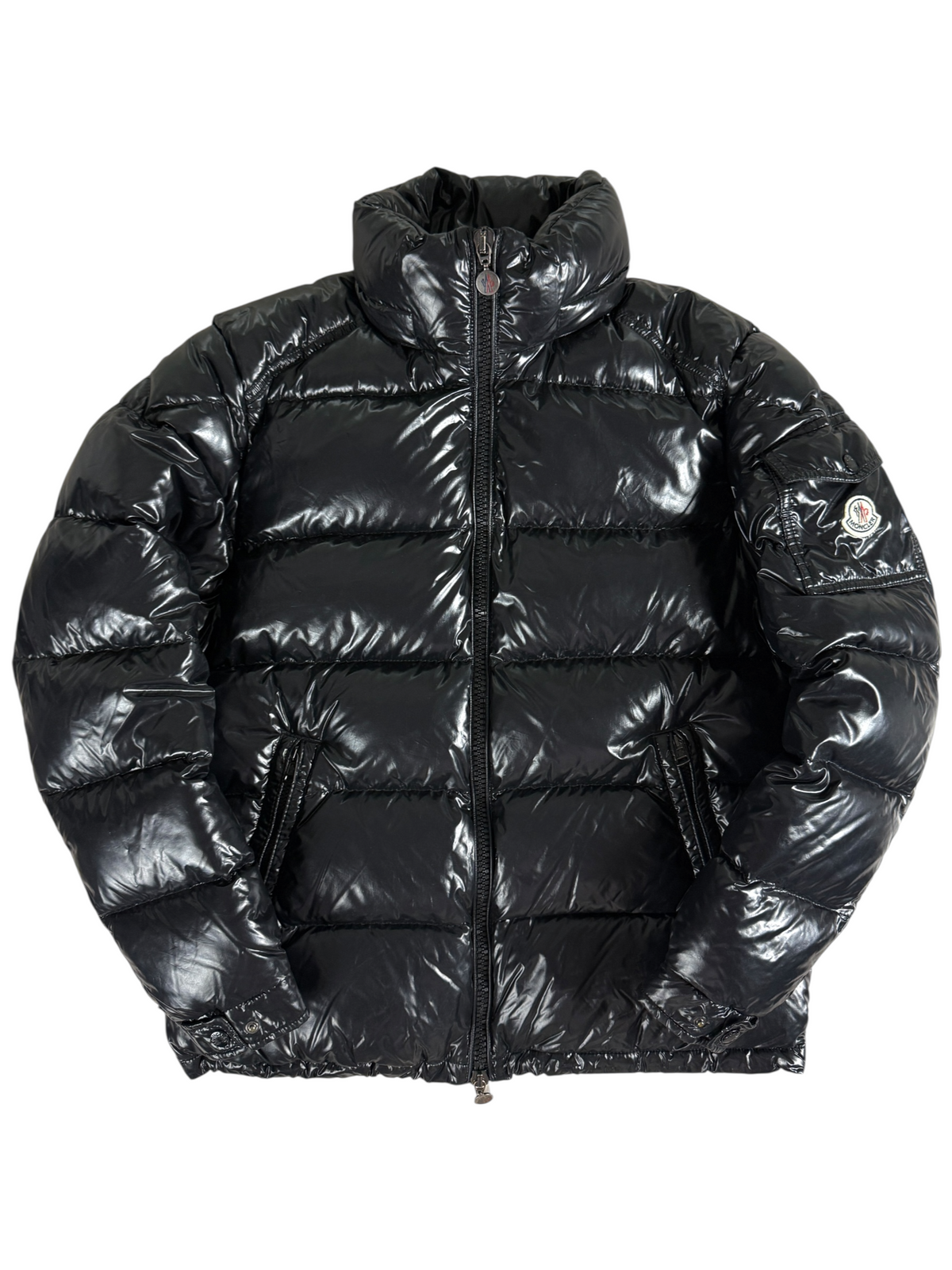 Doudoune Moncler noir taille 4 - Vue de face