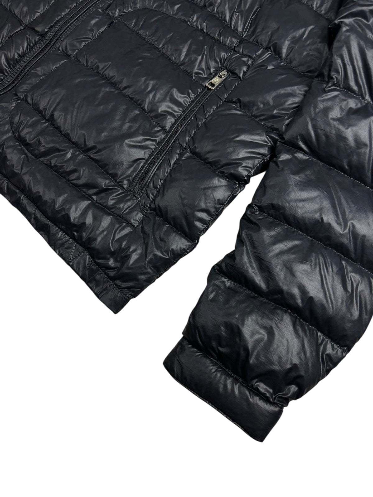 Doudoune Moncler noir taille 5 - Détail