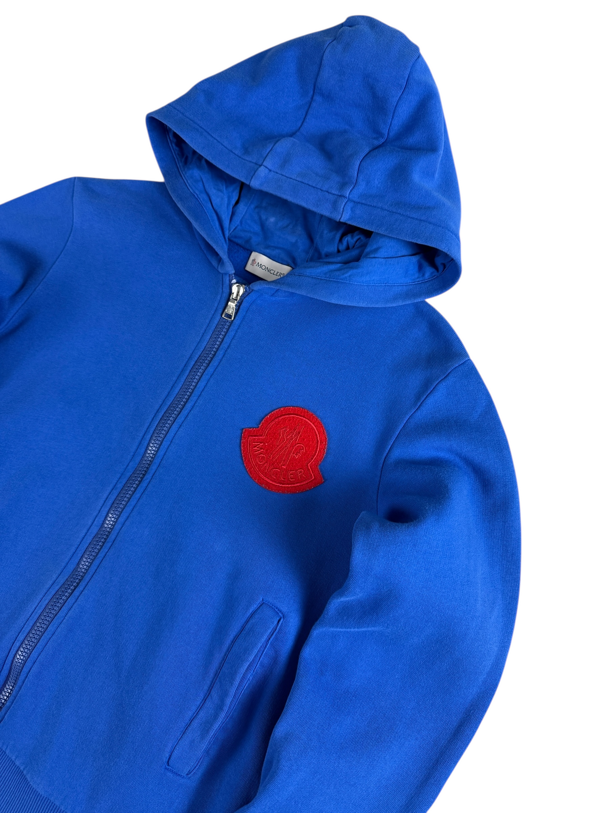 Gilet Moncler bleu taille XS - Détail