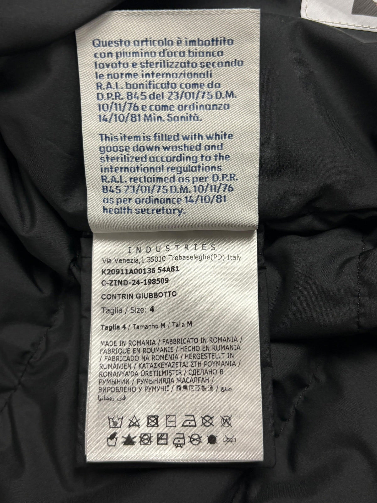 Gilet Moncler gris taille 4 - Vue 6