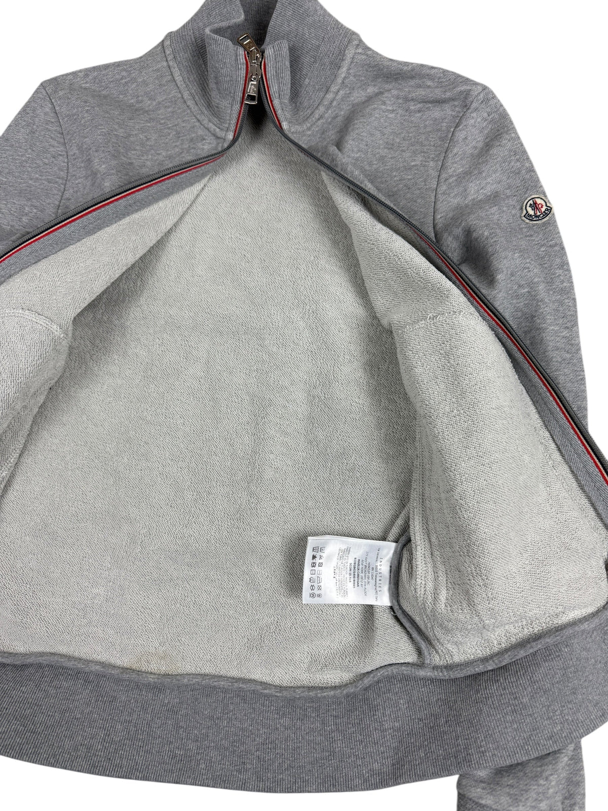 Gilet Moncler gris taille S - Détail