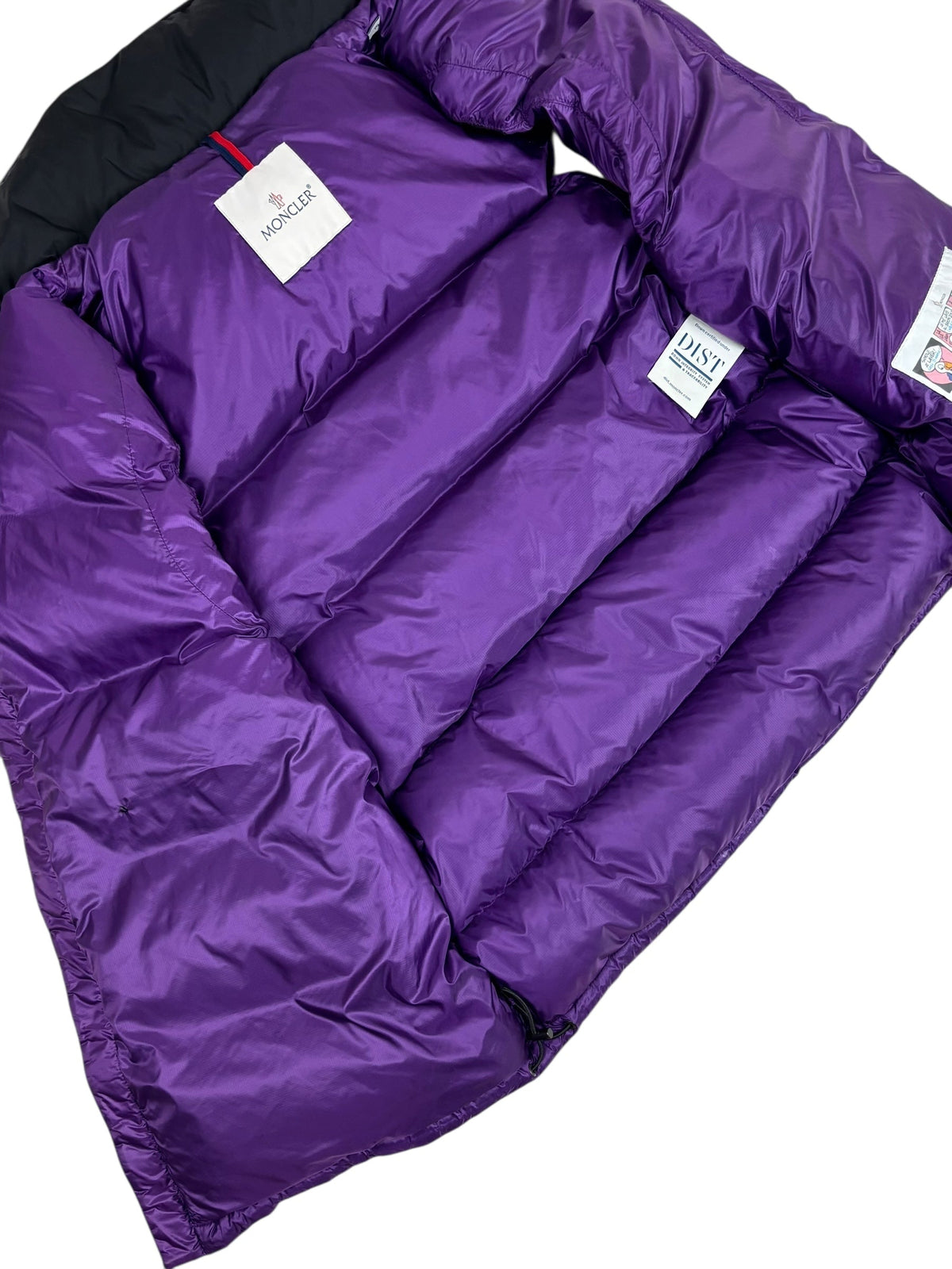 Gilet Moncler violet taille 3 - Vue côté