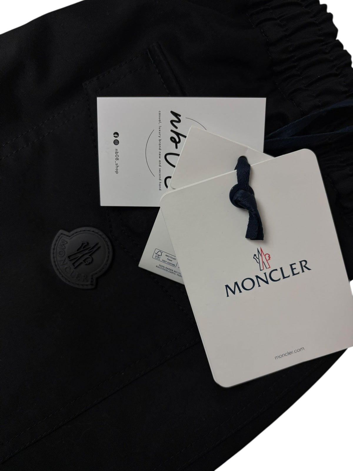 Pantalon Moncler noir taille 46 - vue 3