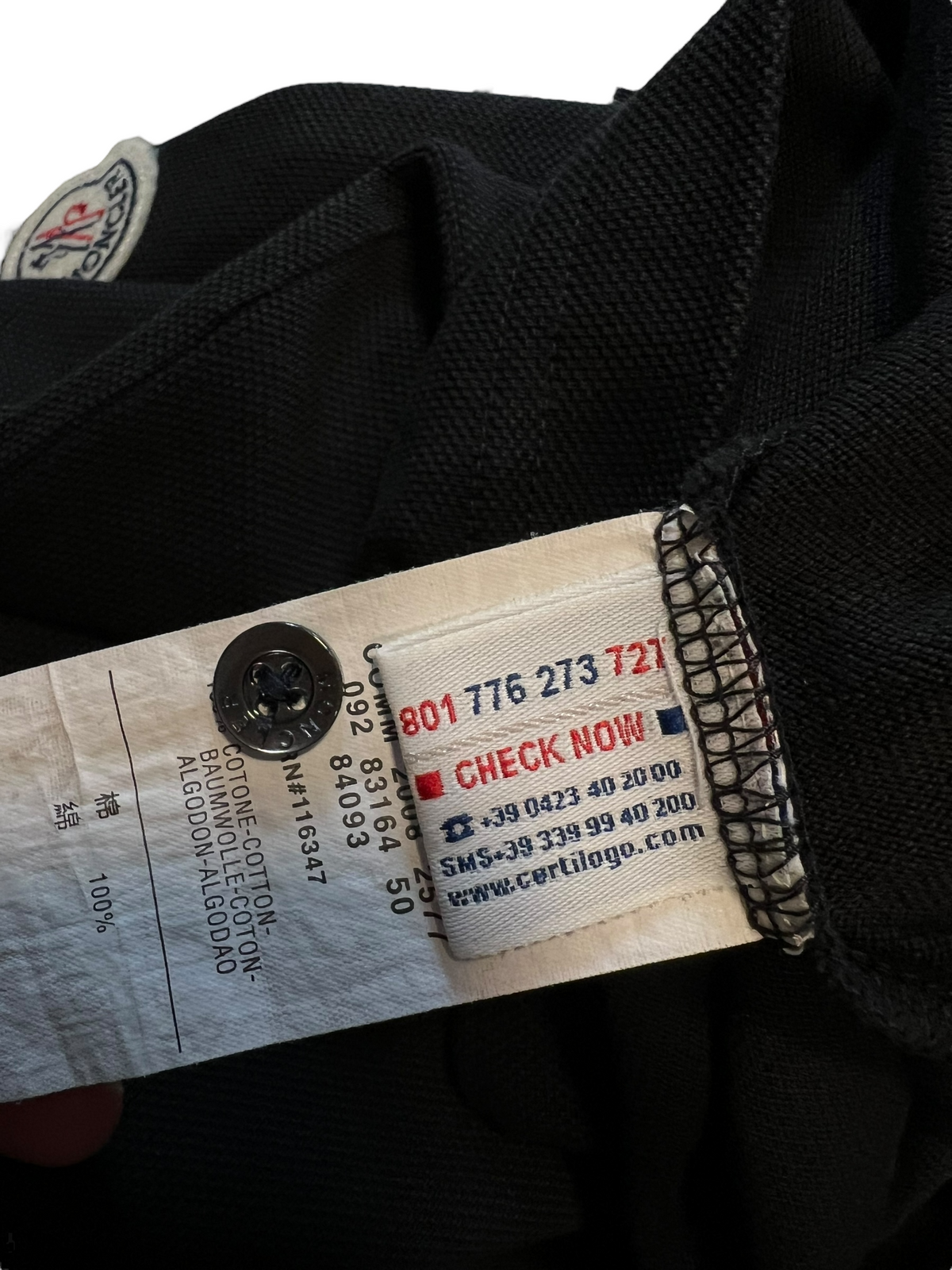 POLO MANCHE MONCLER - NB08