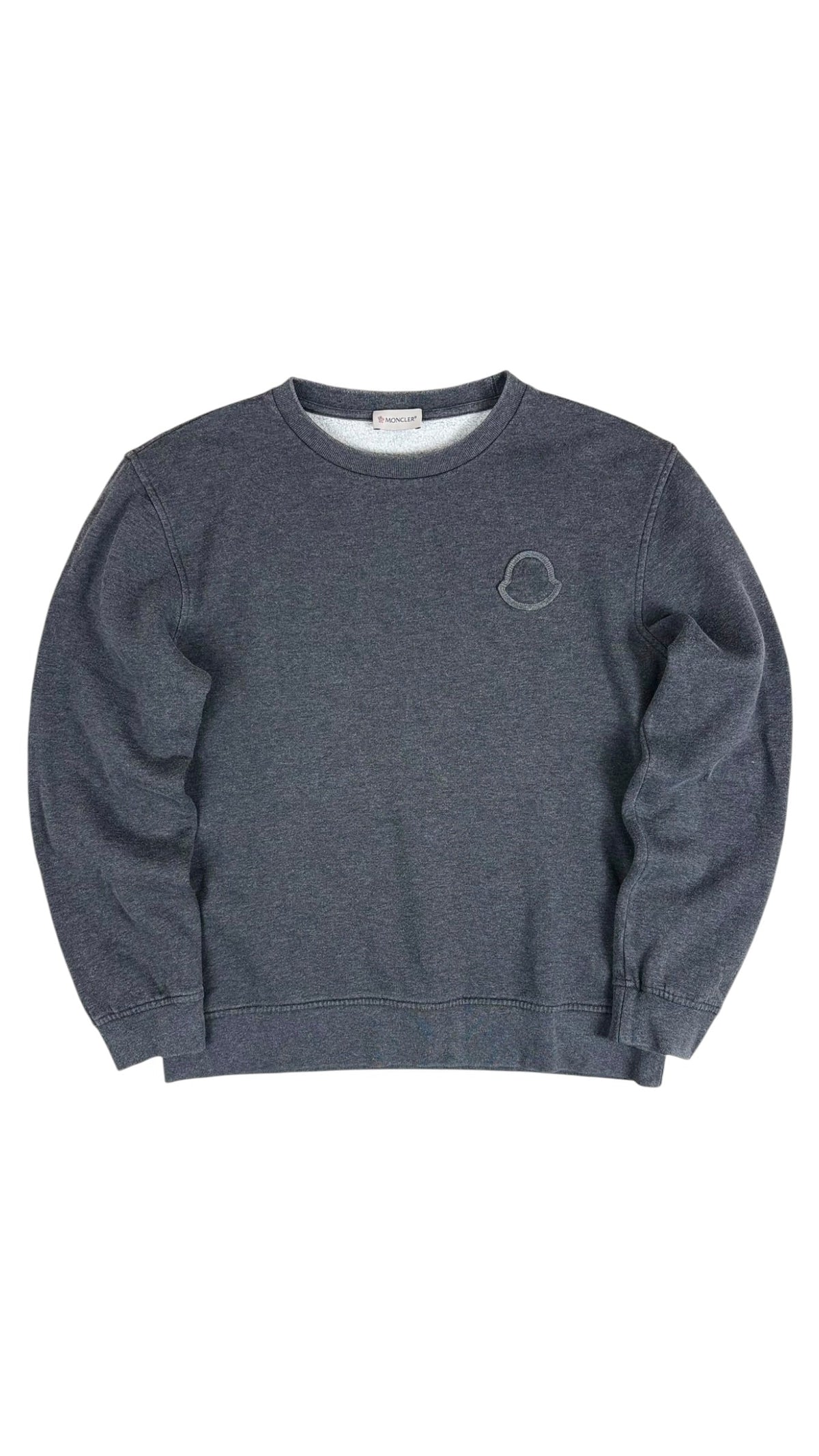 Sweat Moncler gris taille M - Vue de face