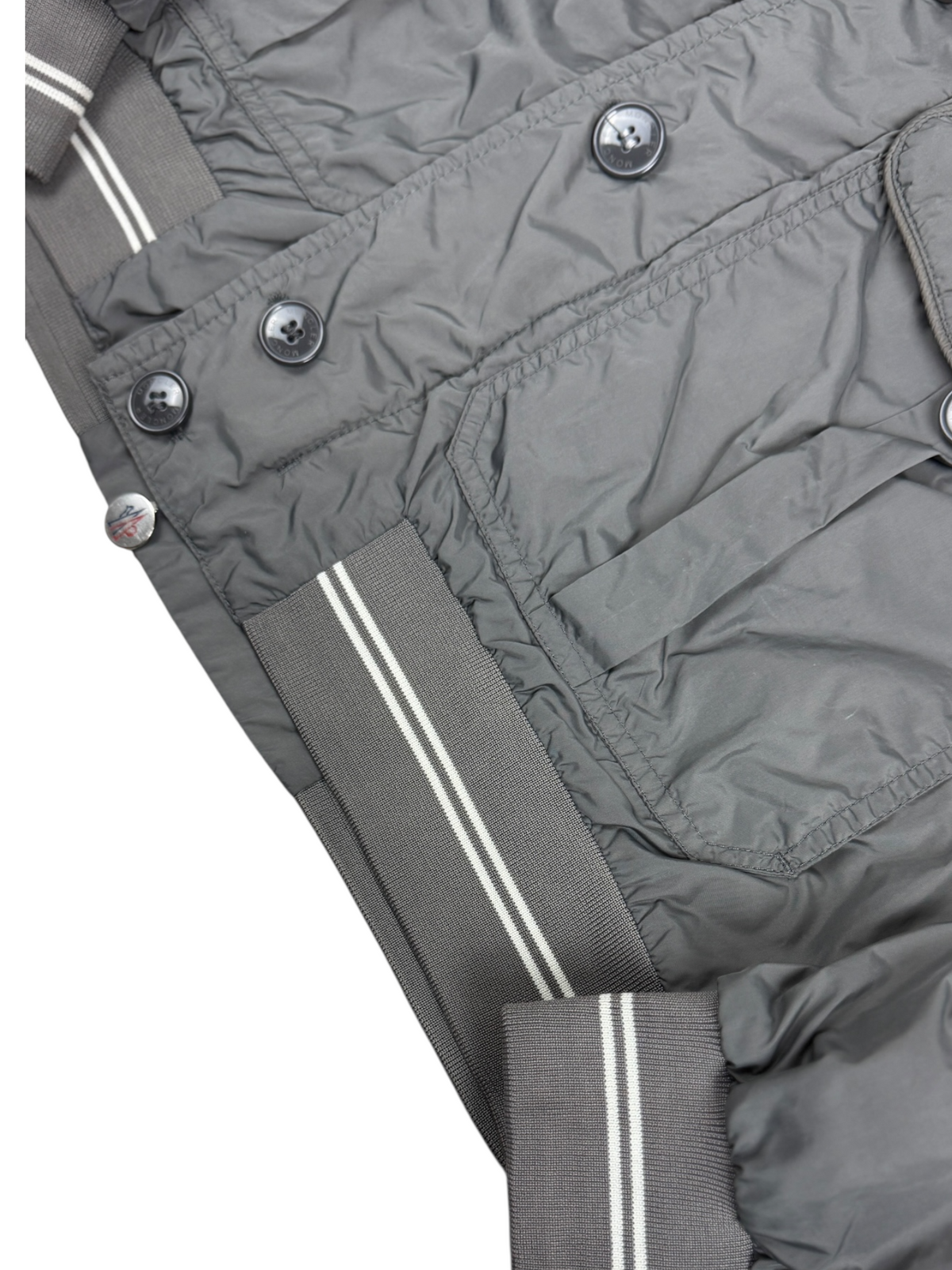 Veste Moncler gris taille 4 - Vue 6
