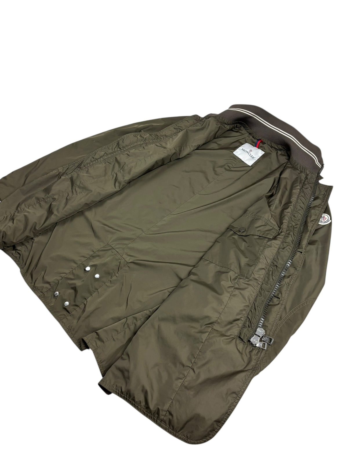Veste Moncler kaki taille 3 - Détail